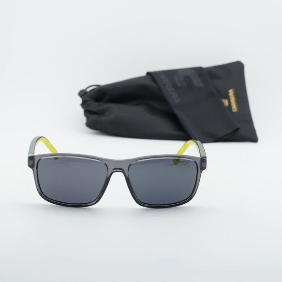Carrera CARRERA 2047T/S 03U5 IR Sunglasses Grey/Green Rectangle Size ONE SIZE - 11 Thumbnail