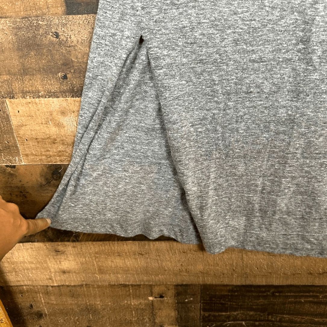 Vintage Current/Elliott The Perfect Muscle Tee Maxi Dress Slit Heather Gray L Women Dress Tank Maxi Large Gray Size L / US 10 / IT 46 - 6 Thumbnail