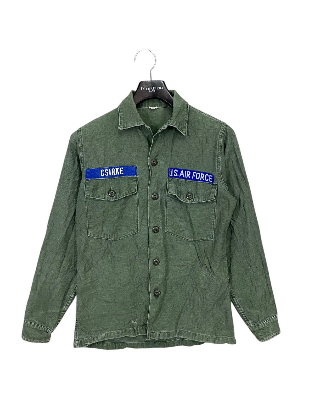 Army Of Me × Vintage Vintage 80s og 107 us air force shirt distressed Size US M / EU 48-50 / 2 - 1 Thumbnail