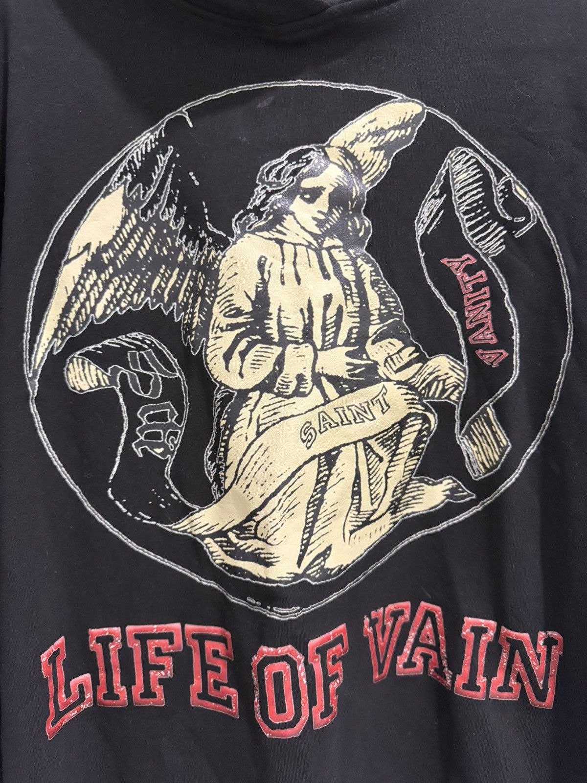 Saint Vanity Saint Vanity Black Life of Vain Angel Hoodie Large Size US L / EU 52-54 / 3 - 2 Thumbnail