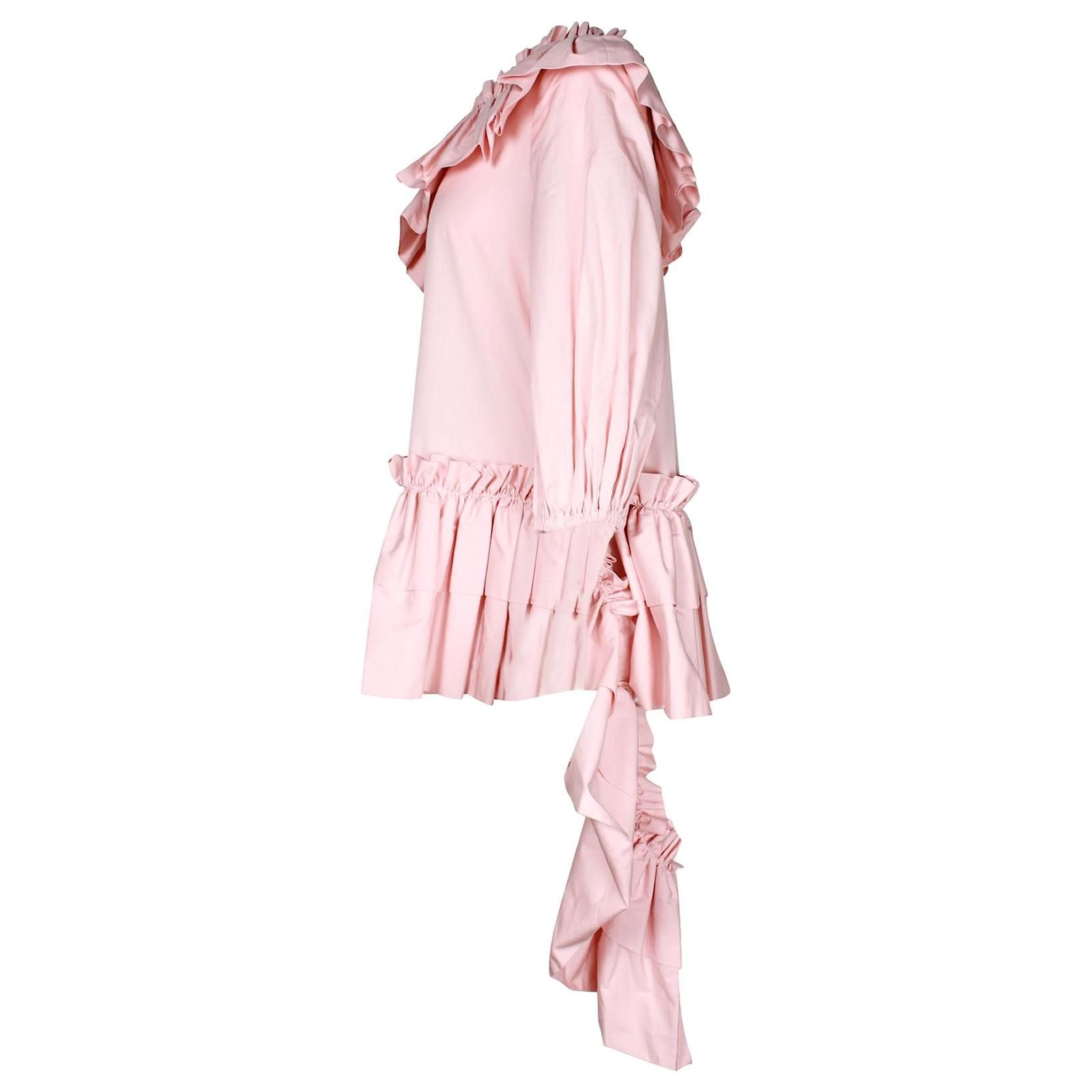 Alexander McQueen o1y0325 Blouse in Light Pink Size M / US 6-8 / IT 42-44 - 4 Thumbnail