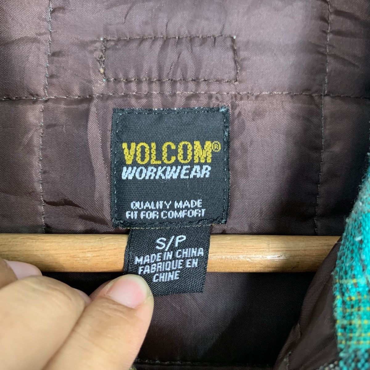 Volcom VOLCOM WORKWEAR Green Tartan Warm Flannel Jacket #2717-C122 Size US S / EU 44-46 / 1 - 13 Thumbnail