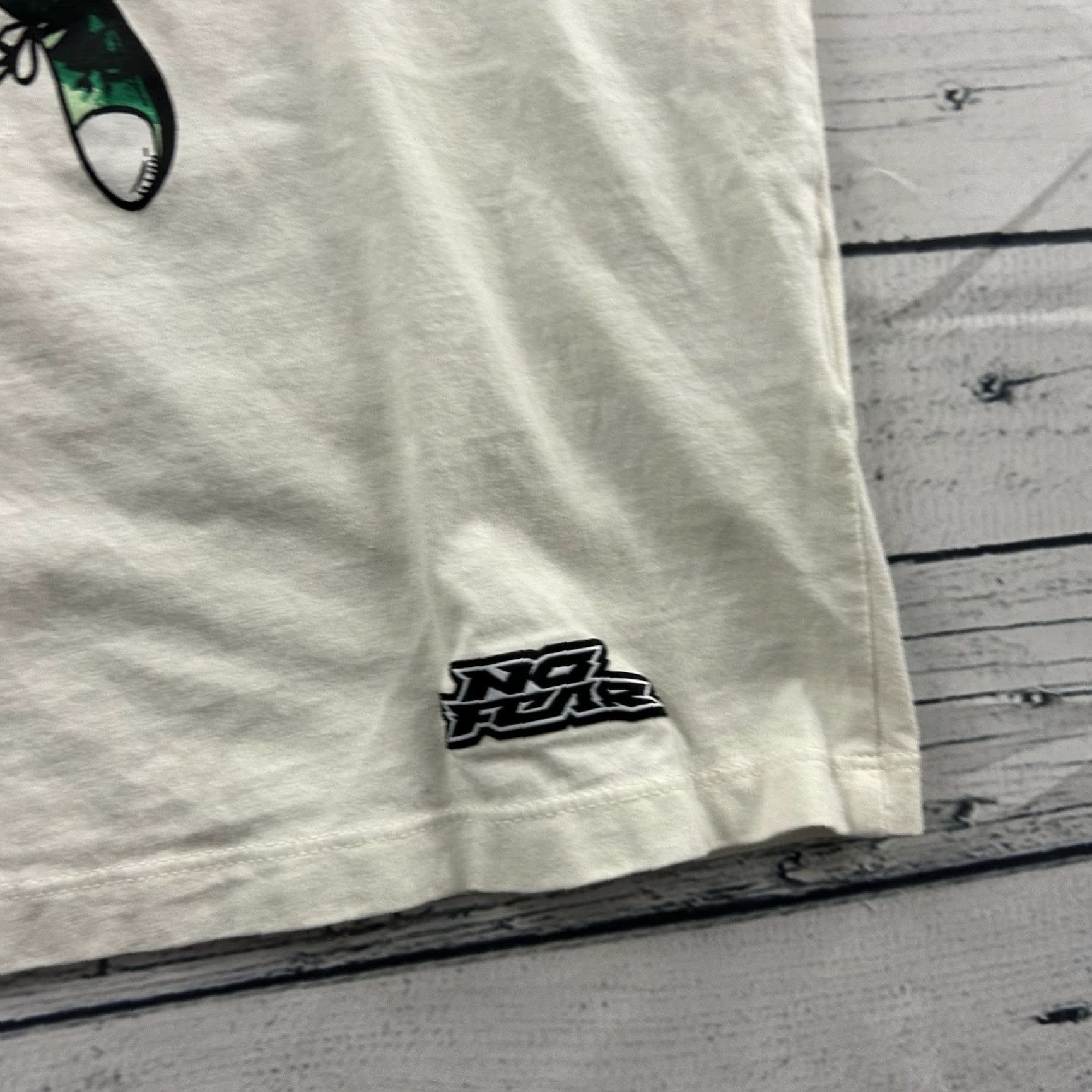 H&M No Fear H&M Short Sleeve T Shirt Men's XS Ivory Size US XS / EU 42 / 0 - 2 Thumbnail