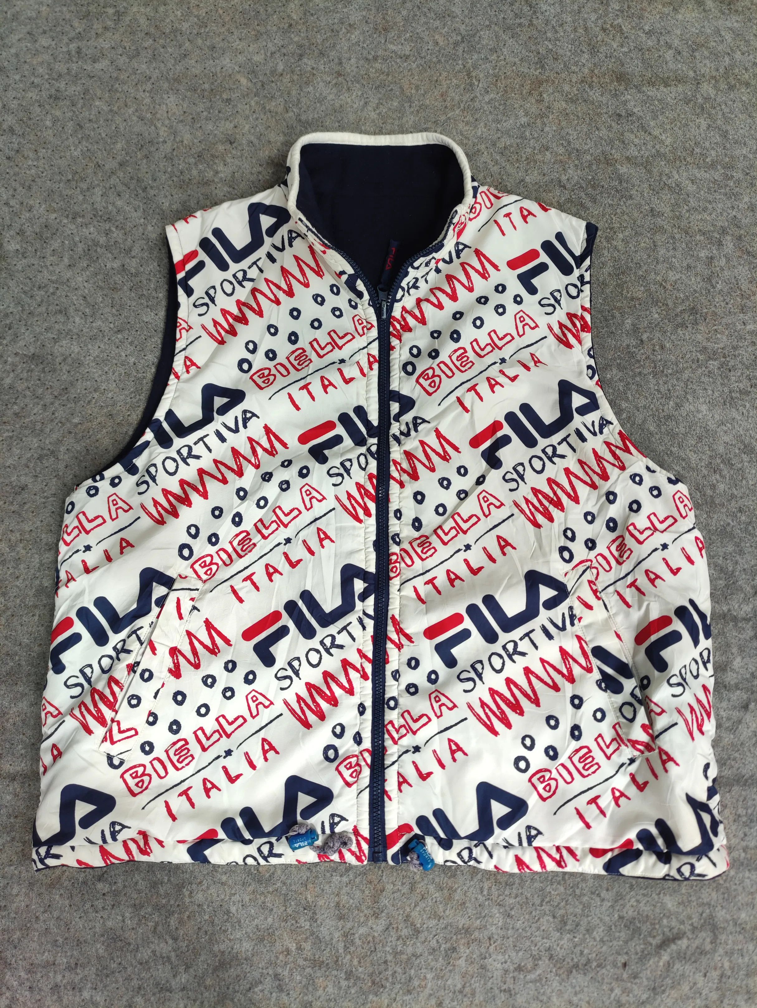 Fila FILA Sportiva Biella Italia Reversible Vest All Over Print Size US M / EU 48-50 / 2 - 1 Thumbnail
