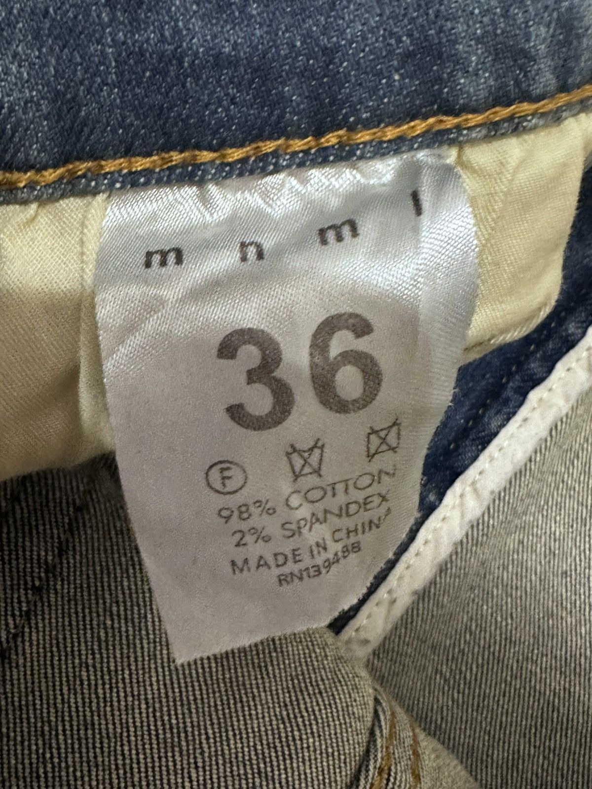 MNML MNML SKELETON SLIM DENIM SIZE 36 Size US 36 / EU 52 - 4 Thumbnail