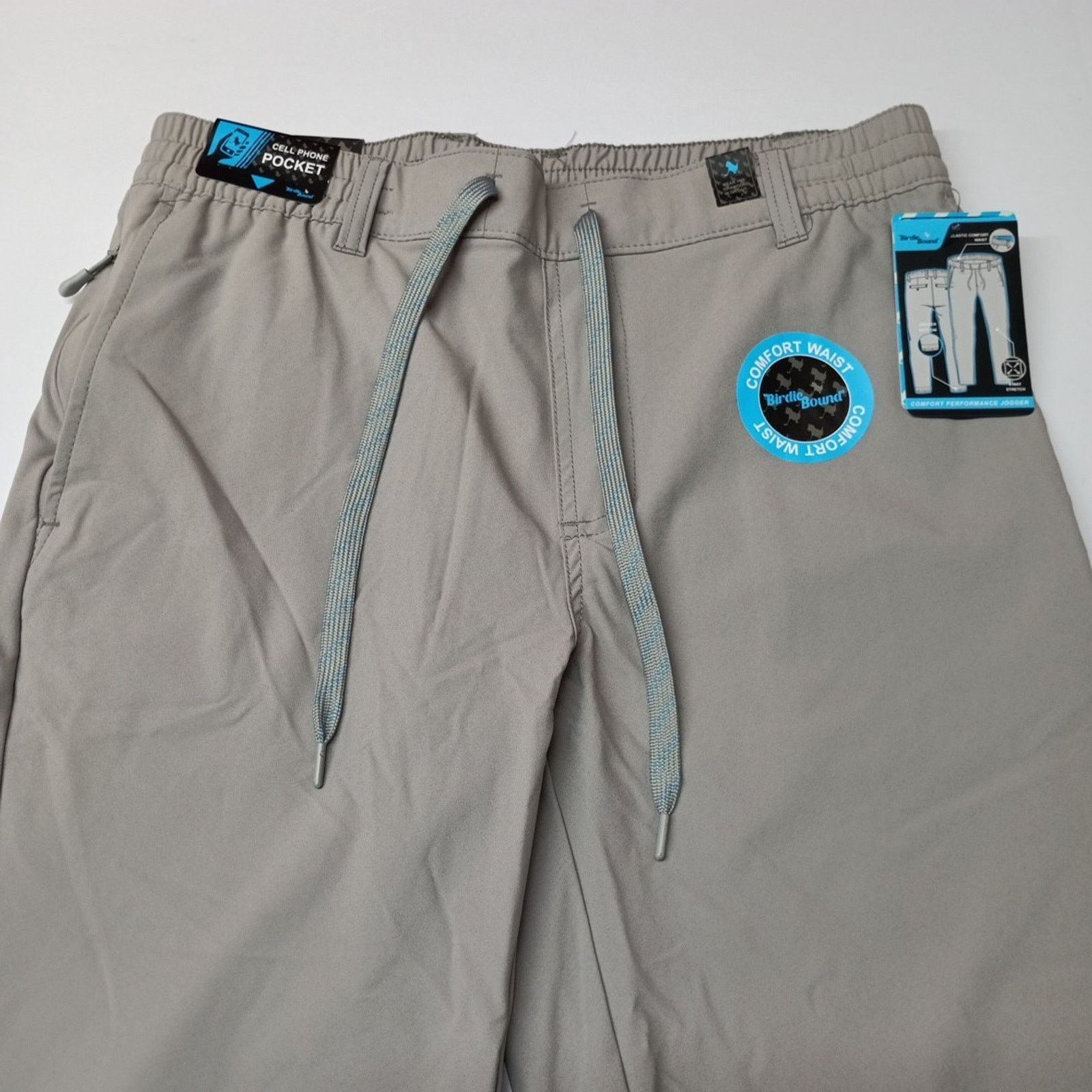 Other Birdie Bound Performance Golf Joggers Men's M Gray Stretch Size US 31 - 5 Thumbnail