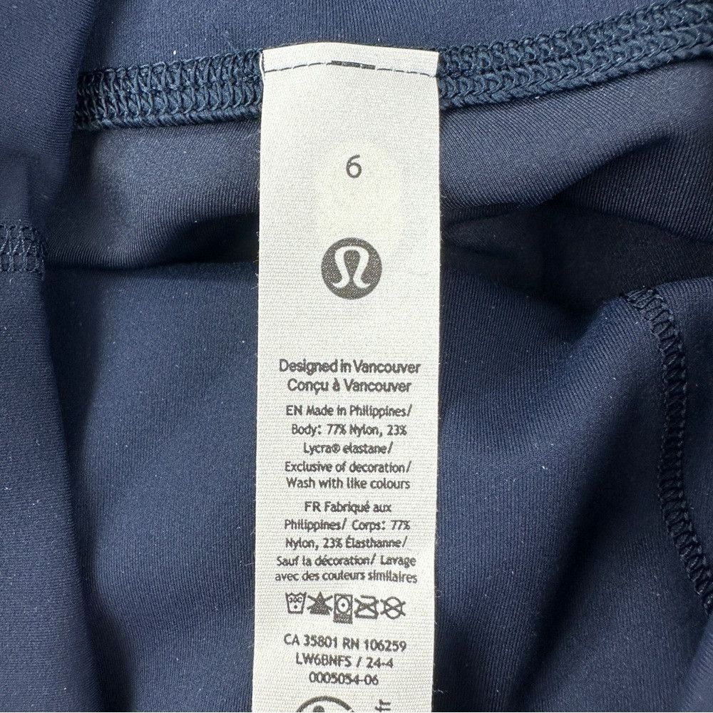 Lululemon Lululemon NWT Wunder Train High-Rise Crop 23" True Navy Wom Size 28" / US 6 / IT 42 - 8 Thumbnail