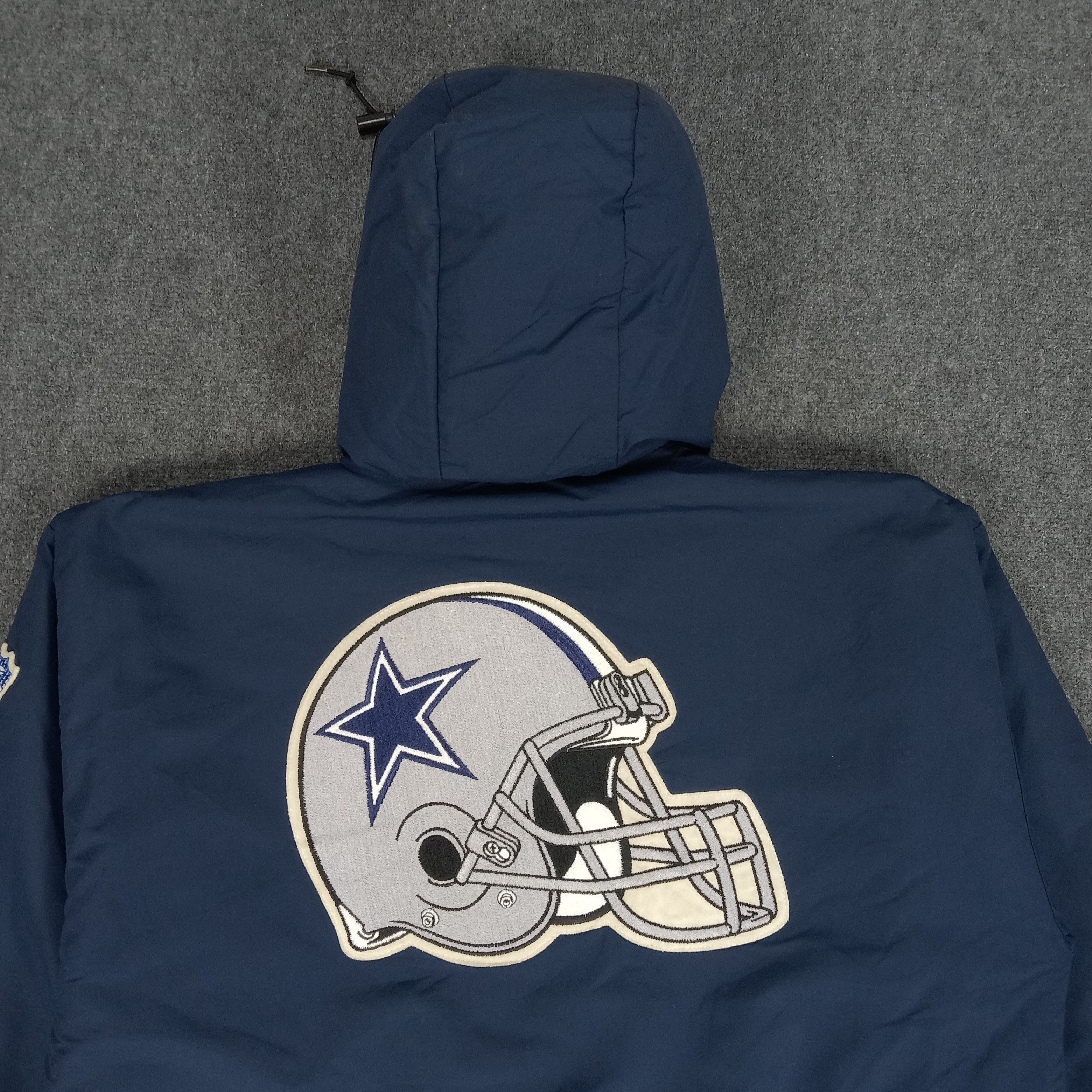 Chalk Line × NFL × Vintage Dallas Cowboys NFL American Football Team Jacket Size US XL / EU 56 / 4 - 2 Thumbnail