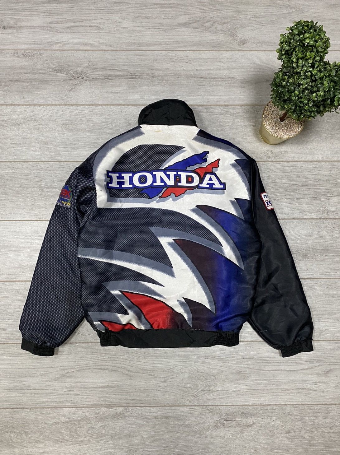 Honda Honda vintage over print jacket big logo Size US M / EU 48-50 / 2 - 1 Thumbnail
