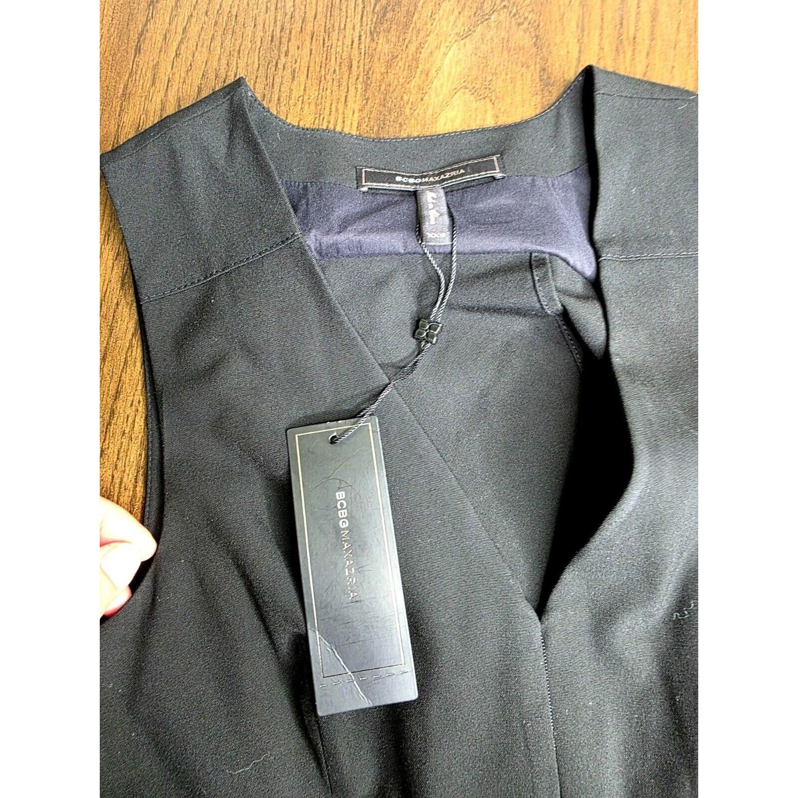 Bcbgmaxazria BCBGMAXAZRIA - Sleeveless Romper Black - XXS Size 24" / US 00 / IT 34 - 7 Thumbnail