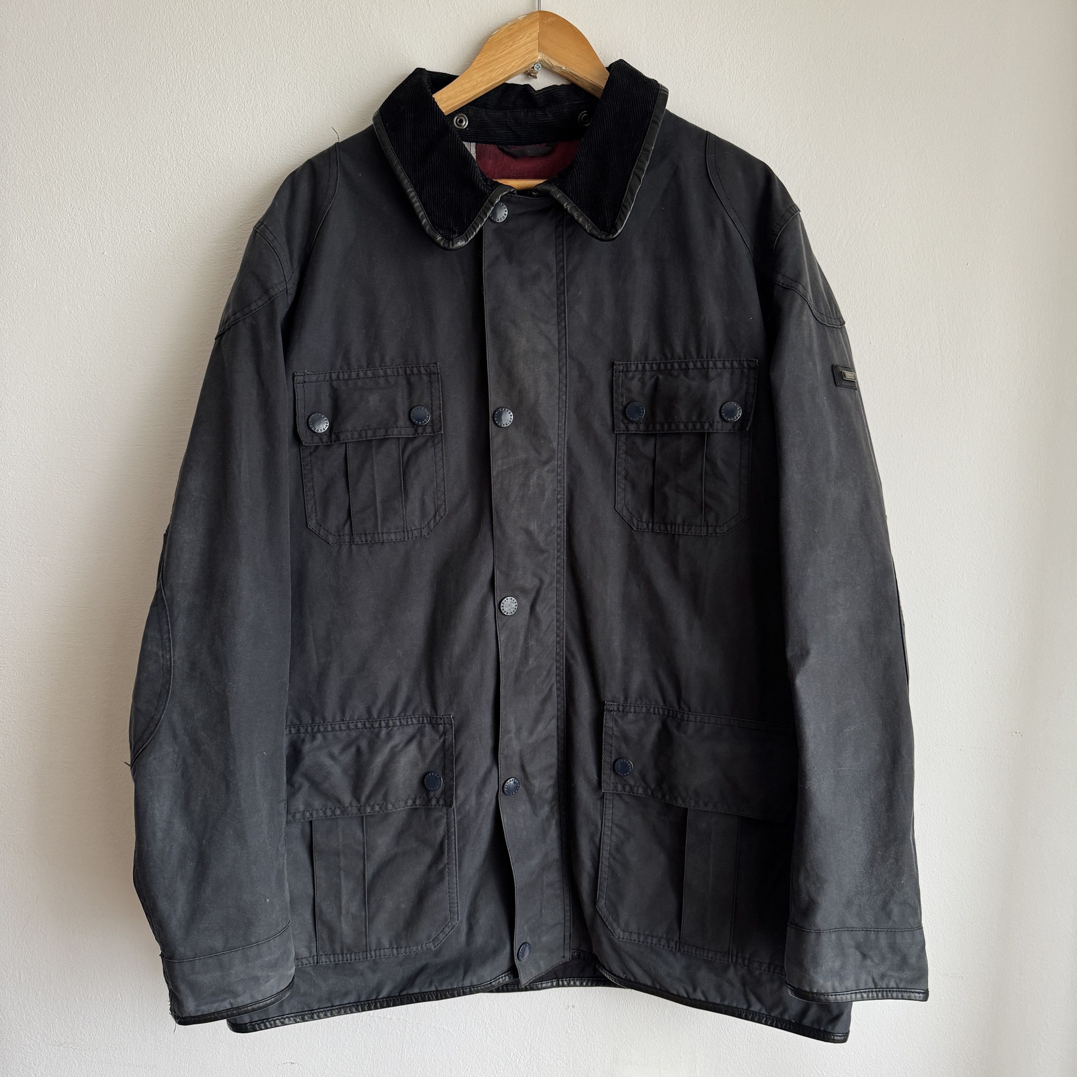Barbour Barbour International Wax Cotton Mens Jacket XXL Size US XXL / EU 58 / 5 - 1 Thumbnail