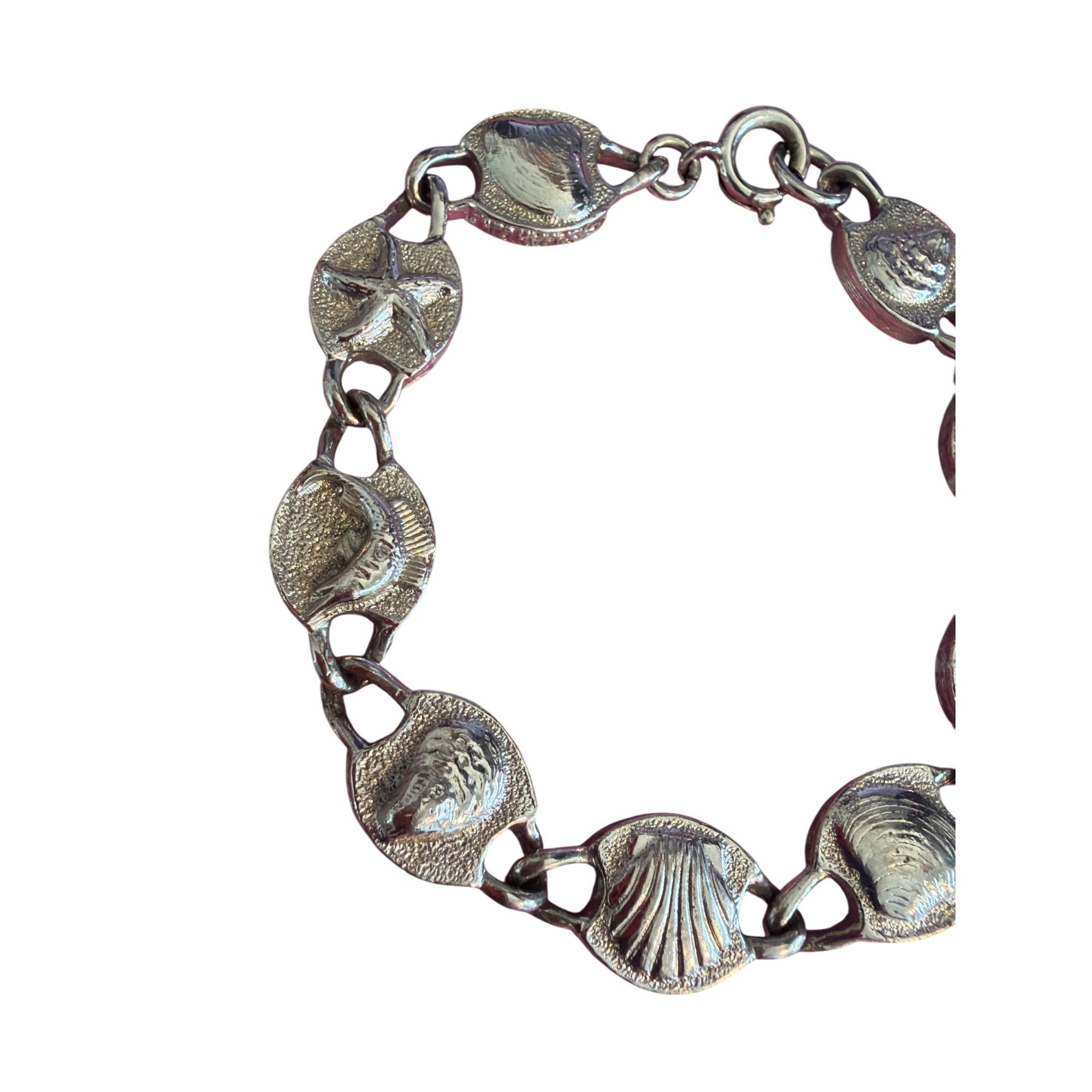 Other Vtg Sarah Coventry Harlequin Reversible Bracelet Silver Tone Size ONE SIZE - 5 Thumbnail