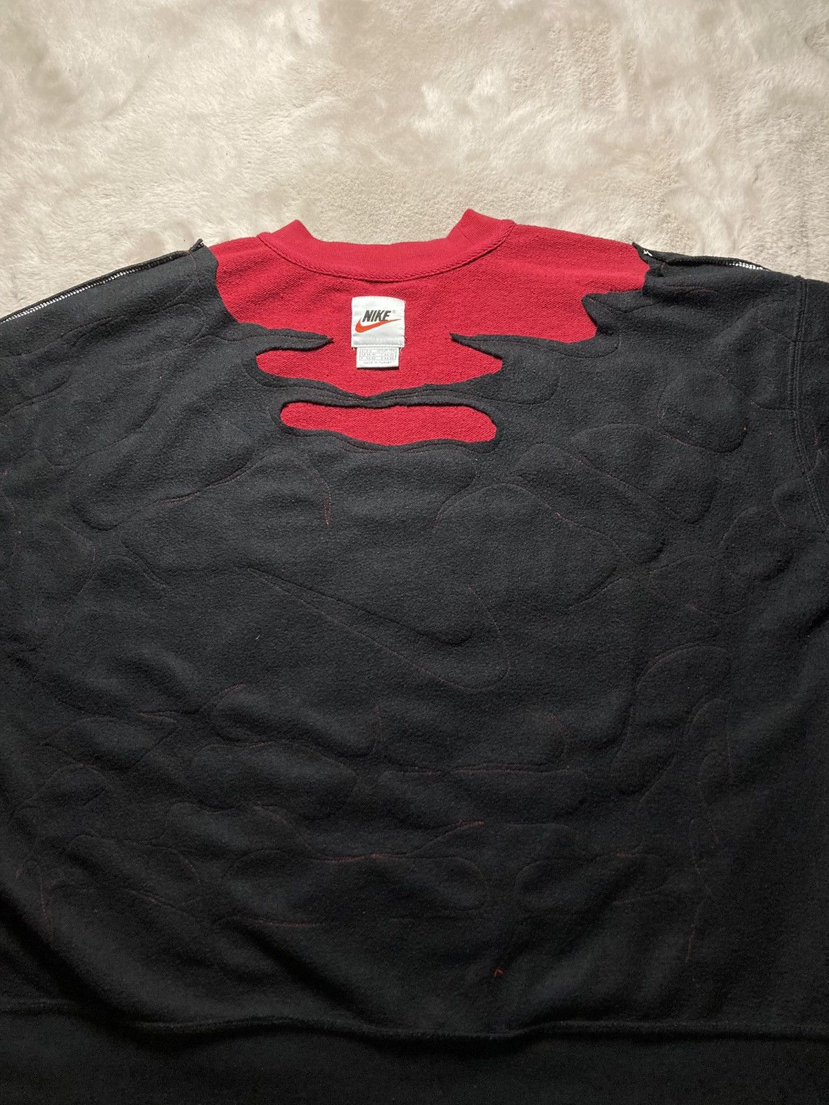 Nike × Vintage ⛩️Nike sweatshirt custom vintage y2k eye boxy distressed rare Size US L / EU 52-54 / 3 - 13 Thumbnail