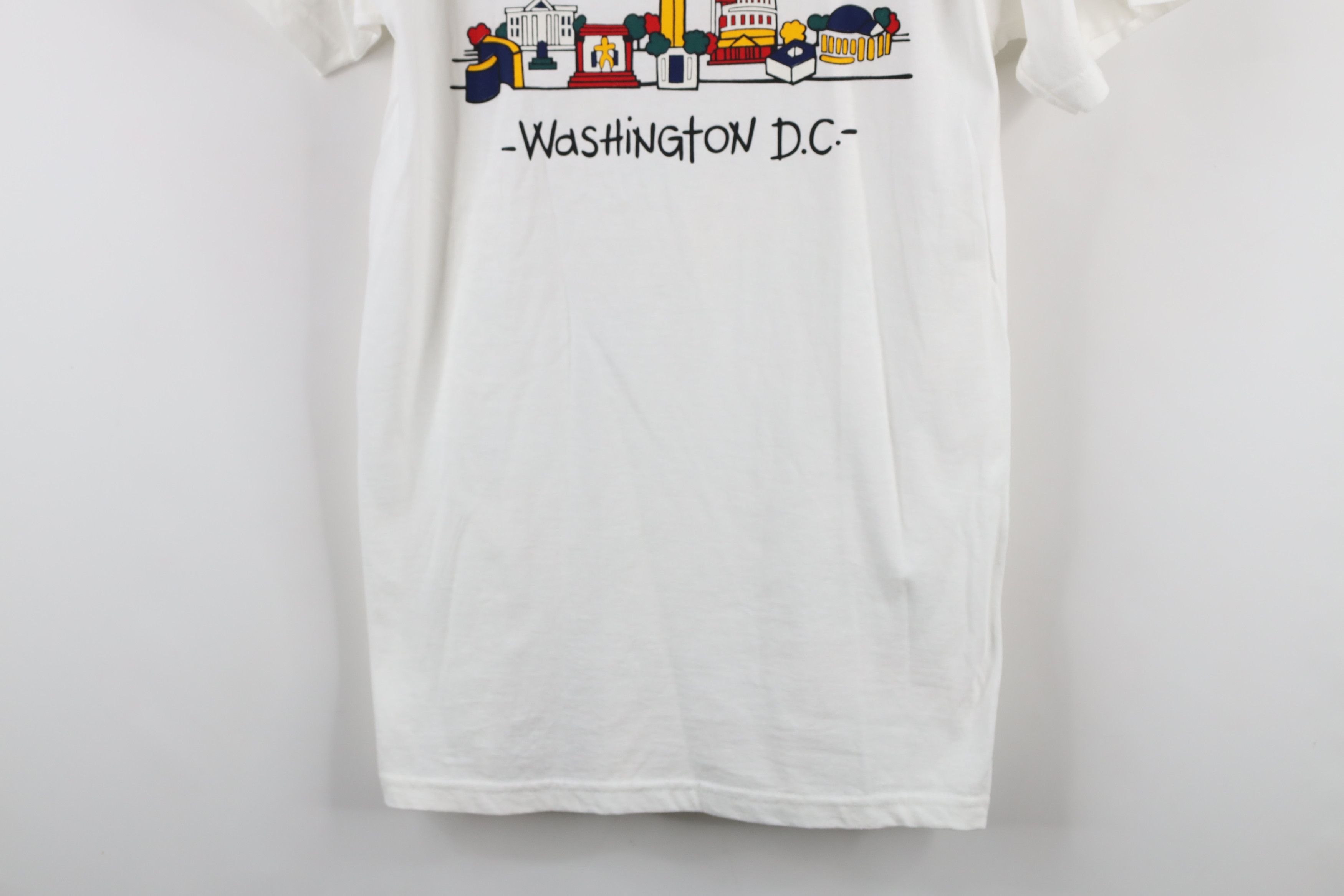 Vintage Vintage 90s Streetwear Washington DC Short Sleeve T-Shirt Size US S / EU 44-46 / 1 - 3 Thumbnail