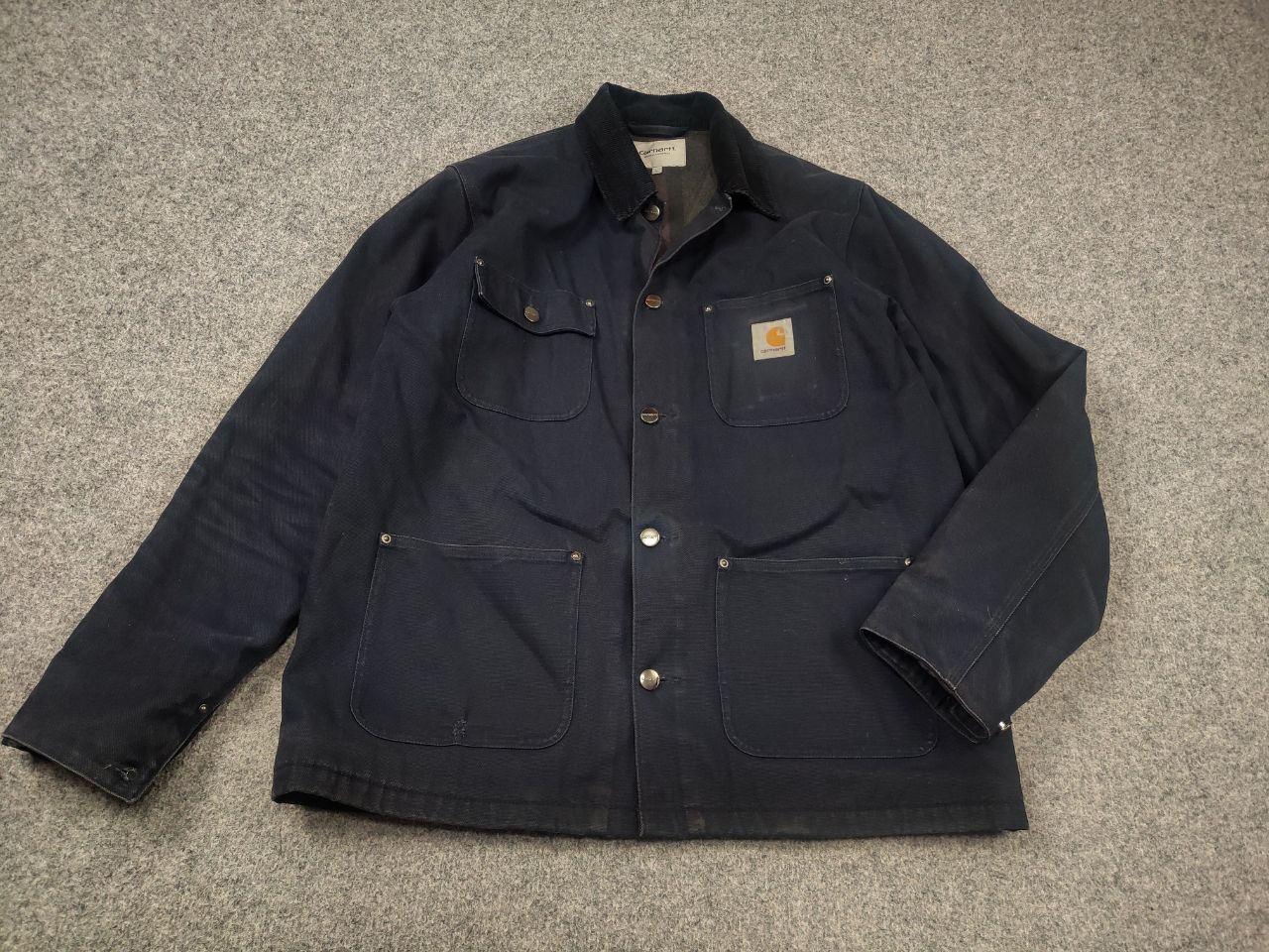 Carhartt Vintage Carhartt michigan Faded Canvas Linen Pocket Jacket Size US L / EU 52-54 / 3 - 3 Thumbnail