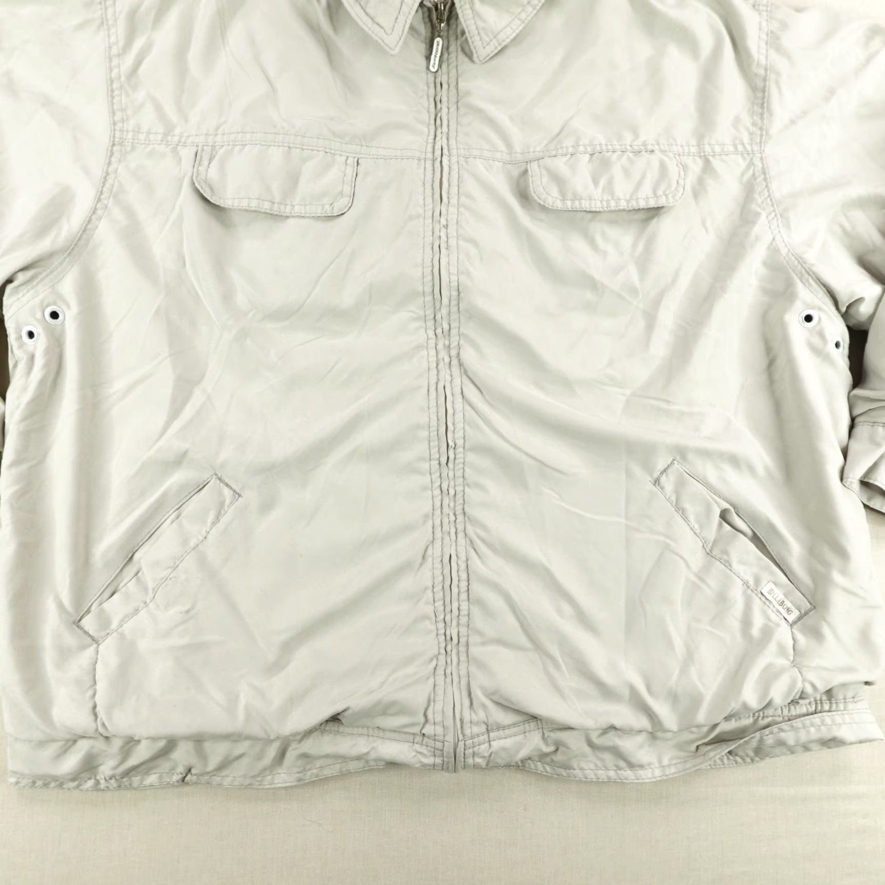 Billabong VINTAGE Billabong Jacket Mens XL Gray Blizzard Full Zip Quilted Lined USA 90s Size US XL / EU 56 / 4 - 3 Thumbnail