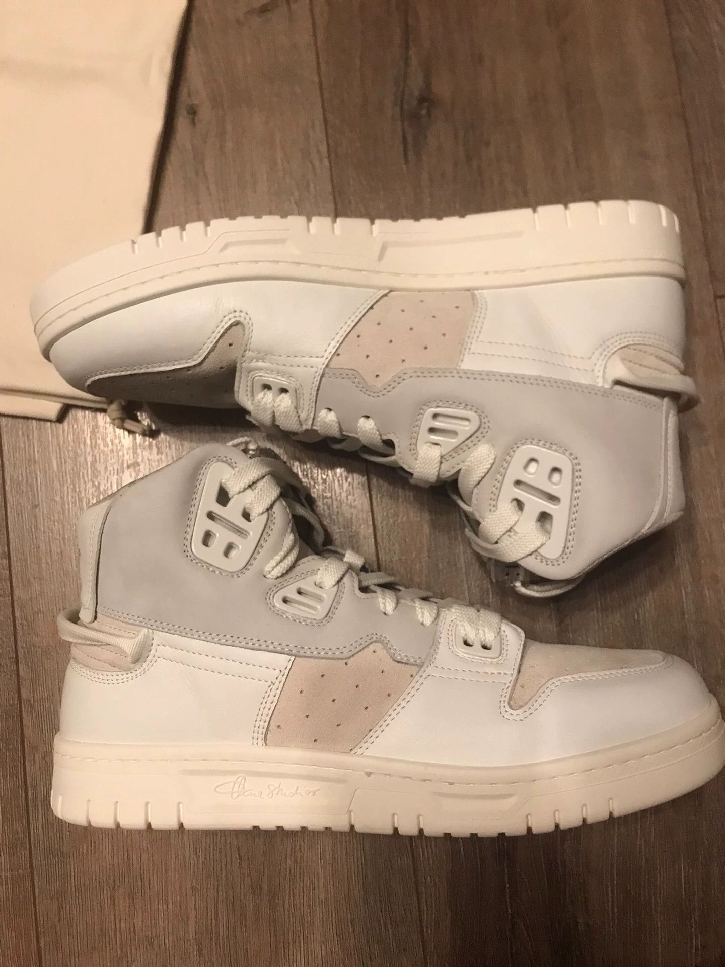 Acne Studios Acne Studios Hi-Top Smile Colorblock Leather 43 Sneakers Size US 10 / EU 43 - 8 Thumbnail