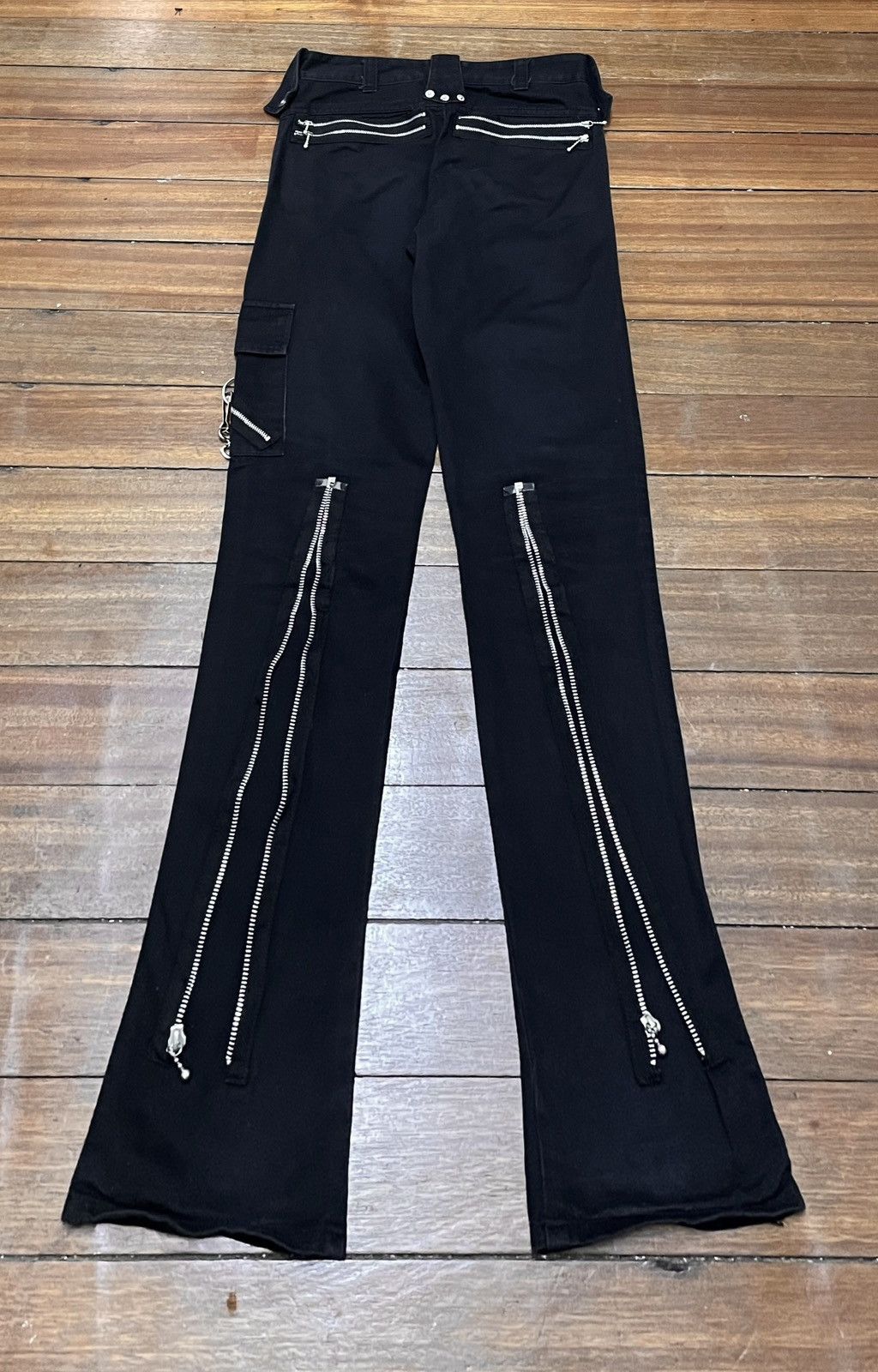If Six Was Nine Rare Vintage Japanese Brand Blue Bird Bondage Pants 1990s Size US 26 / EU 42 - 2 Thumbnail