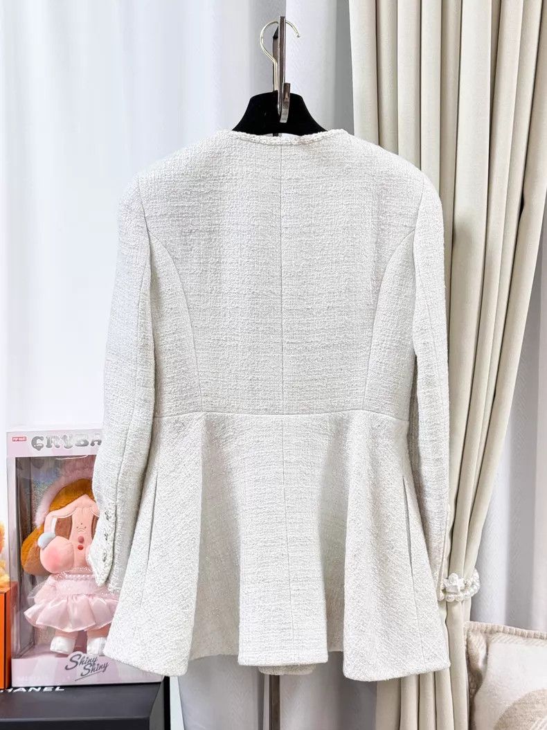 Chanel Chanel Thin flash round collar waist silver flash dress ja Size XS / US 0-2 / IT 36-38 - 3 Thumbnail