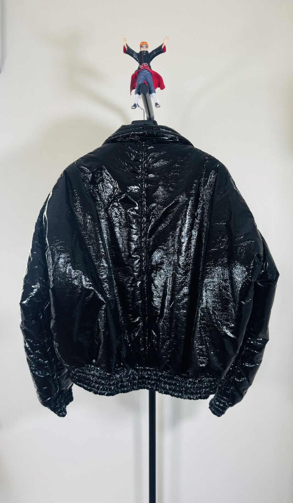 Maison MIHARA YASUHIRO Maison Mihara-Black Fake Enamel Puffer Jacket Size US S / EU 44-46 / 1 - 2 Thumbnail