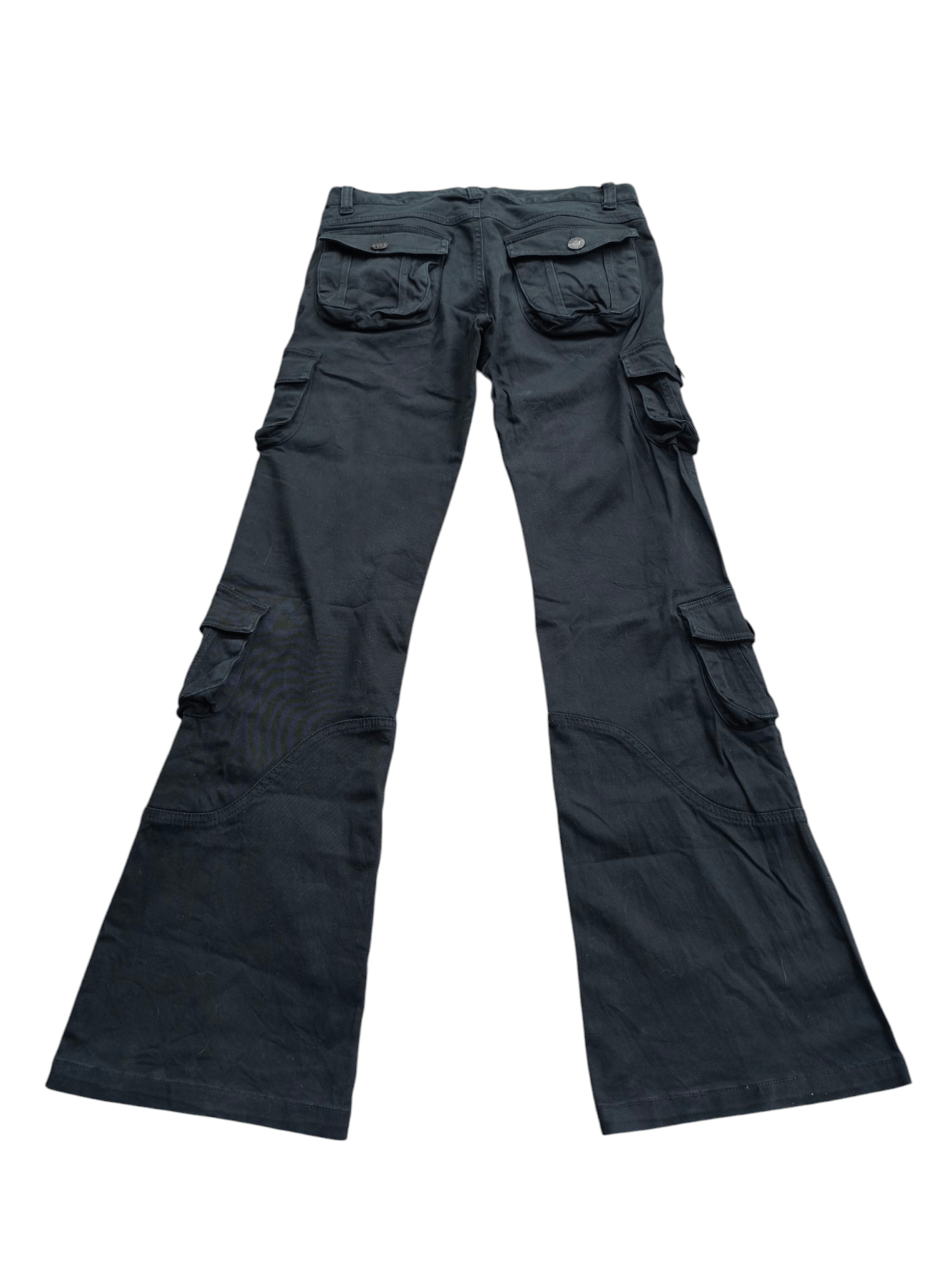 Japanese Brand × Le Grande Bleu (L.G.B.) Lowbox eight pocket flare pants Size US 31 - 3 Thumbnail