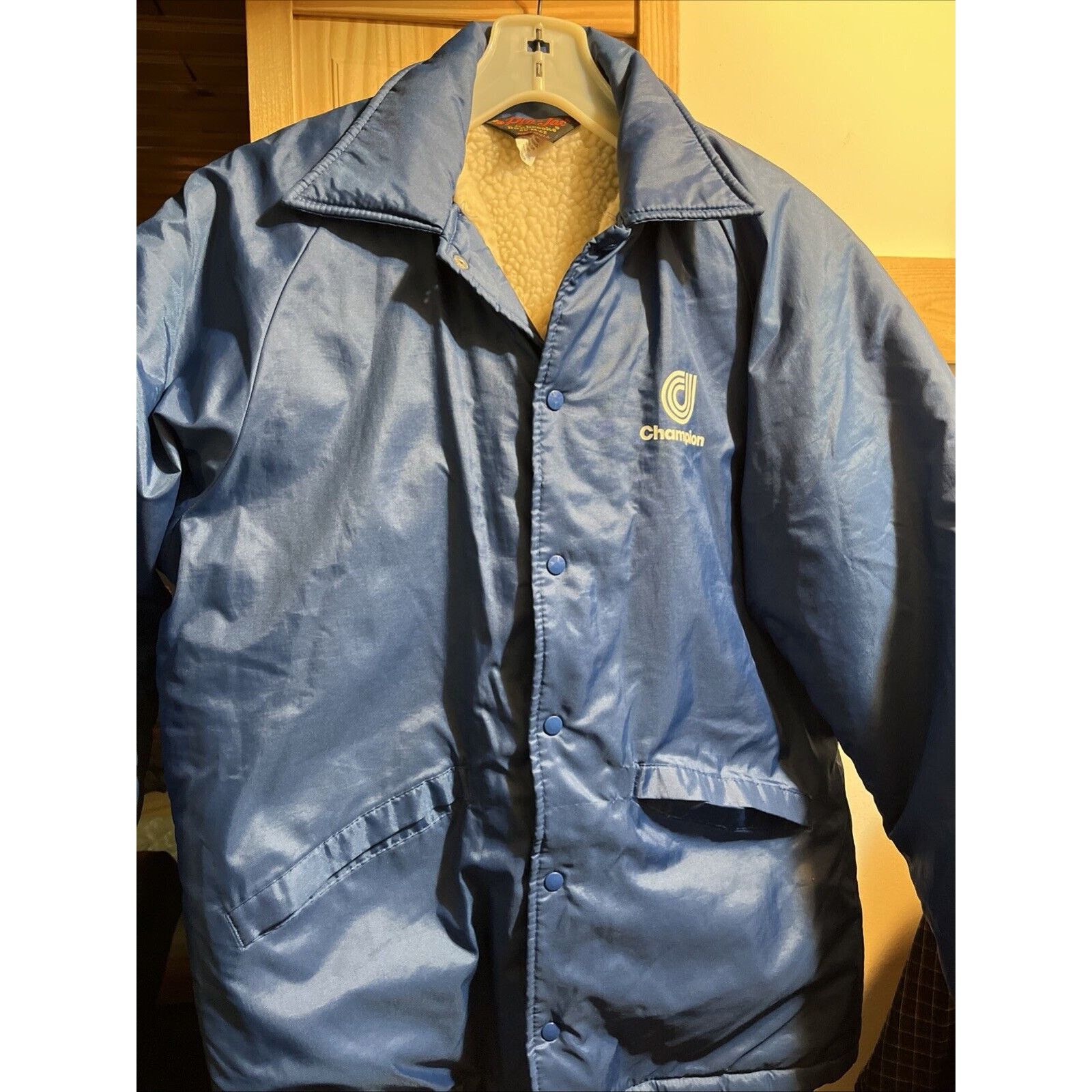 Dunbrooke VTG Dunbrooke Jacket Mens 0-M-42 Blue Champion Sherpa Button Size US M / EU 48-50 / 2 - 8 Thumbnail