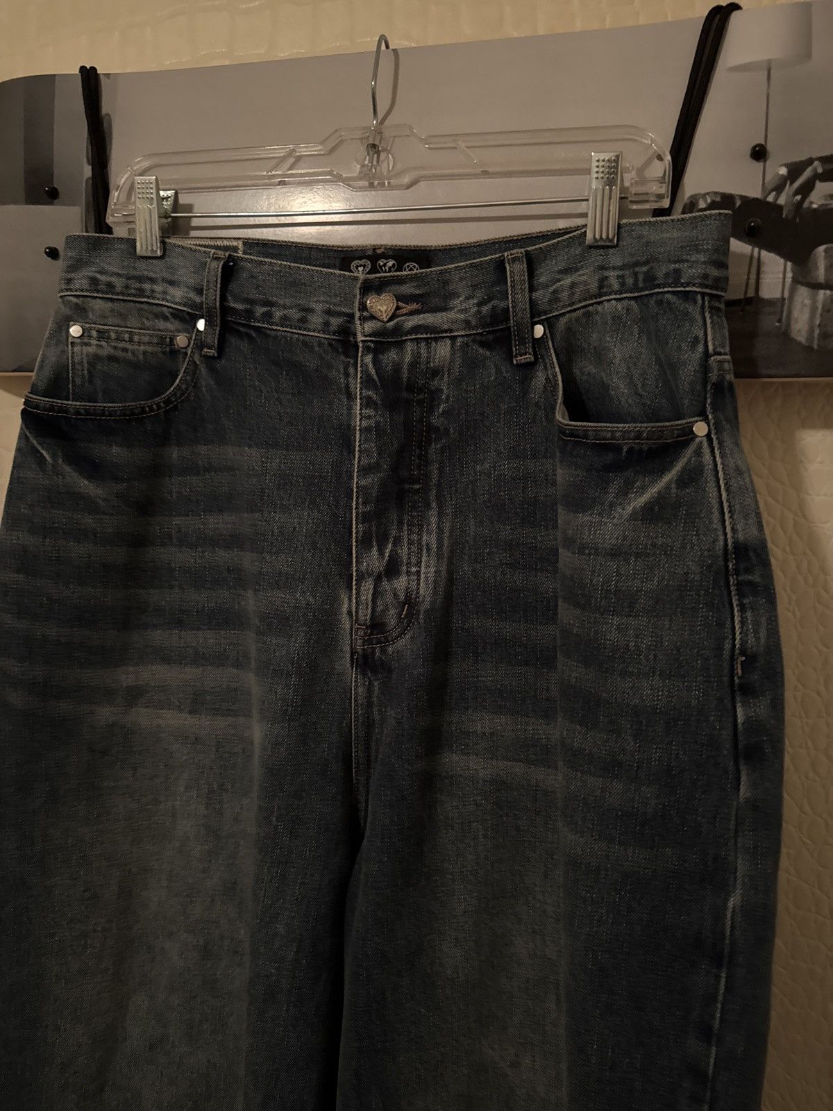 Other Eternal Love World baggy blue jeans Size US 32 / EU 48 - 2 Thumbnail