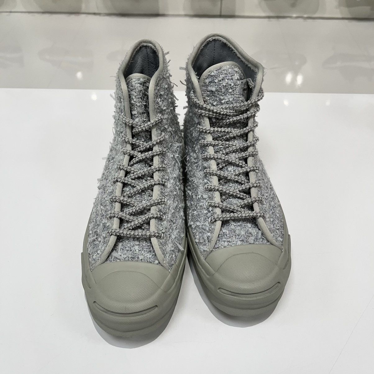Converse Converse x Bunney Jack Purcell High Top Grey Size US 9.5 / EU 42-43 - 10 Thumbnail