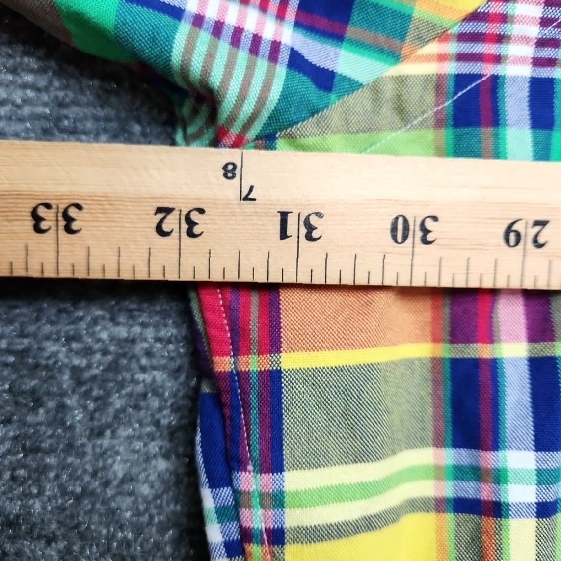 Polo Ralph Lauren Polo Ralph Lauren Shirt Men 3XLT Big Classic Button-Up Plaid Madras Performance Button-Down Multicolor Plaid Classic Preppy All Seasons Size US XXL / EU 58 / 5 - 7 Thumbnail