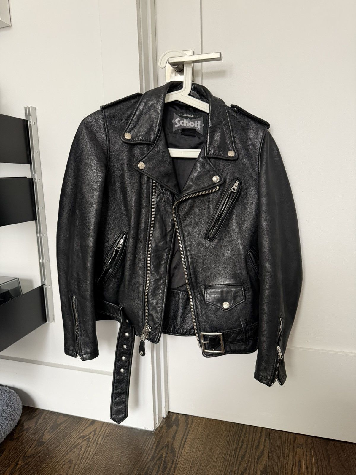Schott Schott Black Leather Motorcycle/Biker Jacket XS Size XS / US 0-2 / IT 36-38 - 1 Thumbnail
