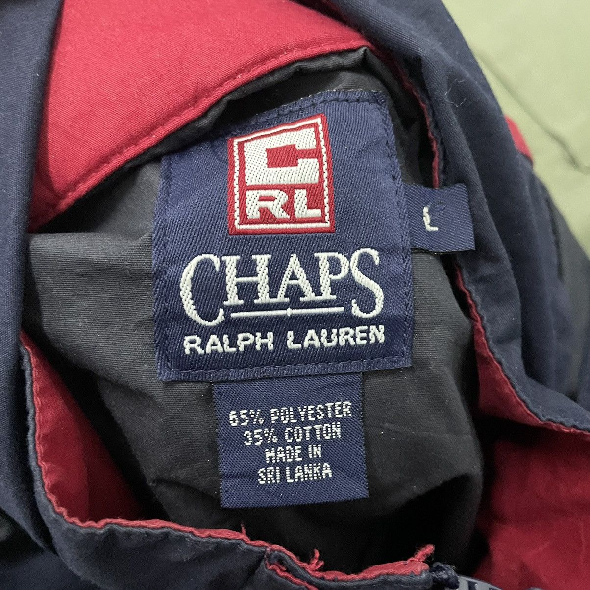Chaps Ralph Lauren × Polo Ralph Lauren × Ralph Lauren 🔥Rare🔥Vintage Chaps Ralph Lauren Anorak Faded Light Jacket Size US L / EU 52-54 / 3 - 18 Thumbnail