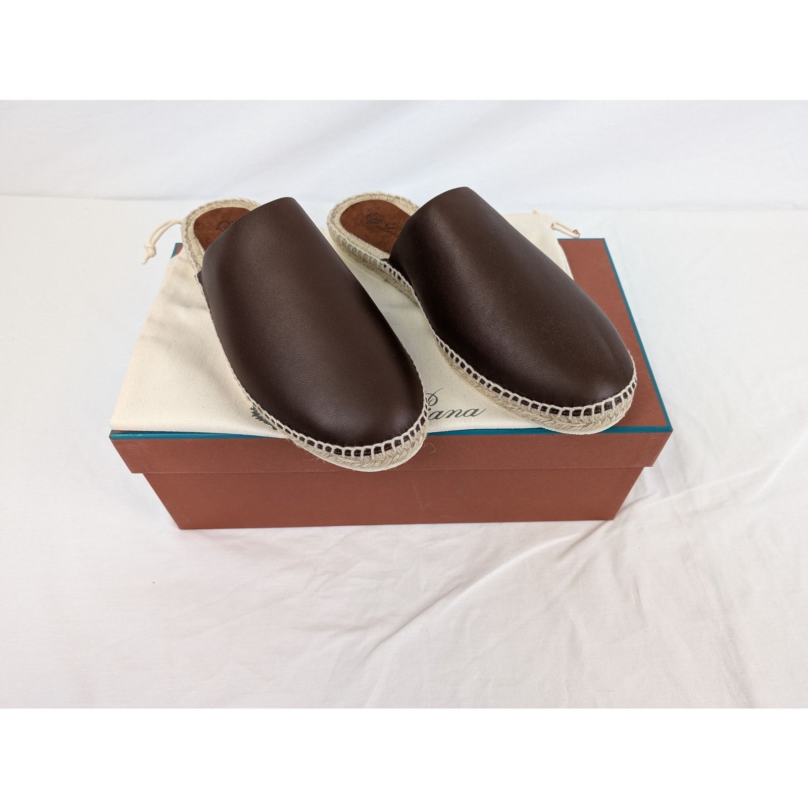 Loro Piana o1rshd1 Seaside Sabot Walk Silky Plonge Slipper in Brown Size US 9 / EU 42 - 16 Thumbnail