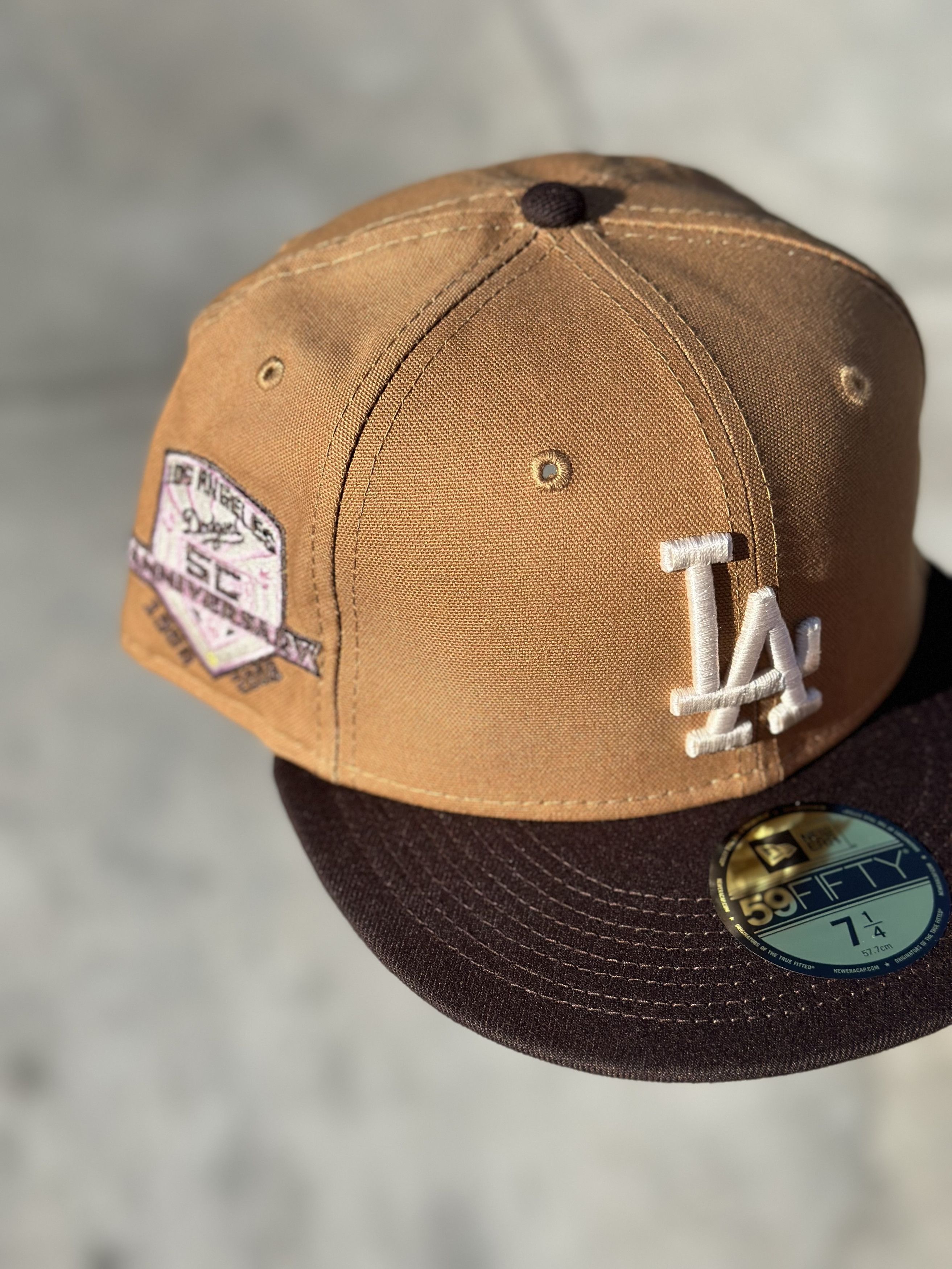 7 1/4 LA Dodgers 50th Anniversary Patch