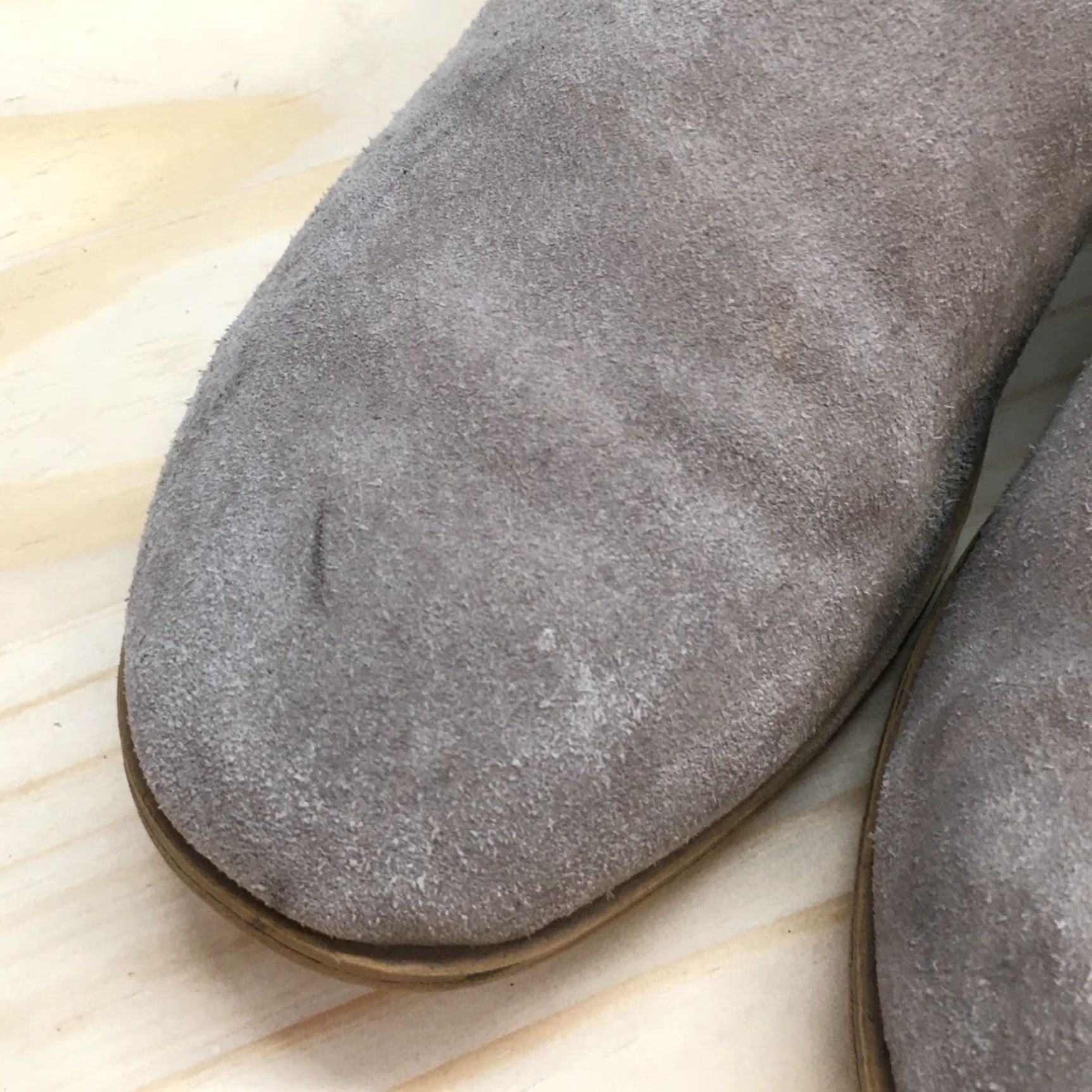 Toms TOMS Boots Womens 8.5 Deia Casual Slip On Ankle Bootie Taupe Suede Brown Leather Ultralight Zipper Casual 10009622 Boots Womens Size US 9 / IT 39 - 5 Thumbnail