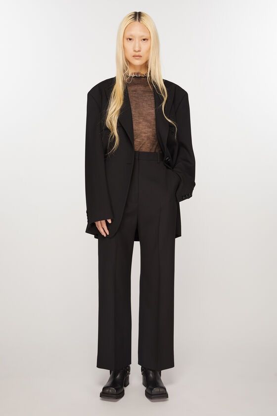 Acne Studios Acne Studios wool relaxed tailored trousers creased pants Size 30" / US 8 / IT 44 - 3 Thumbnail