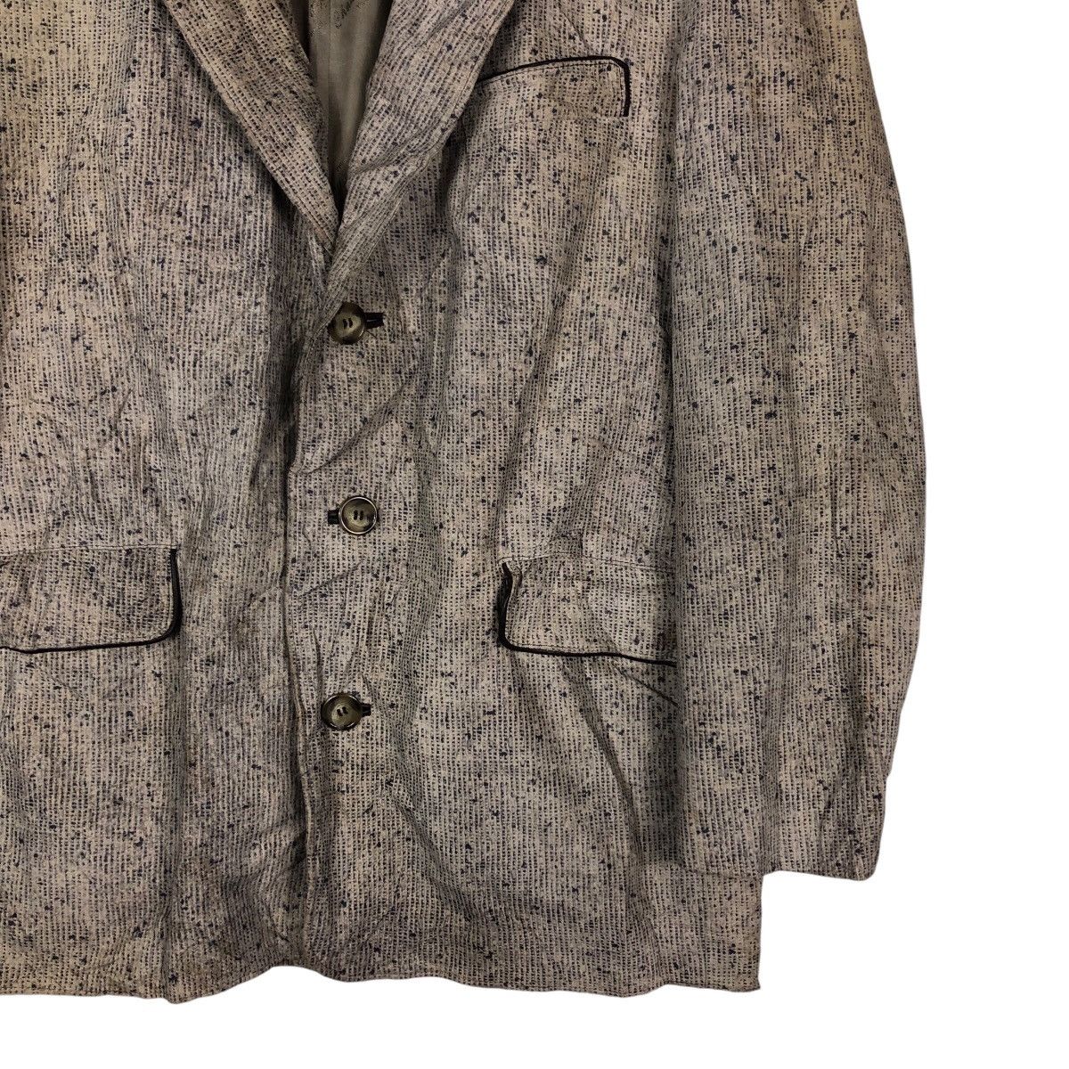 Japanese Brand × Vintage 📌Vintage Leather Jacket Chore Work Chako Issey Miyake Size US M / EU 48-50 / 2 - 6 Thumbnail