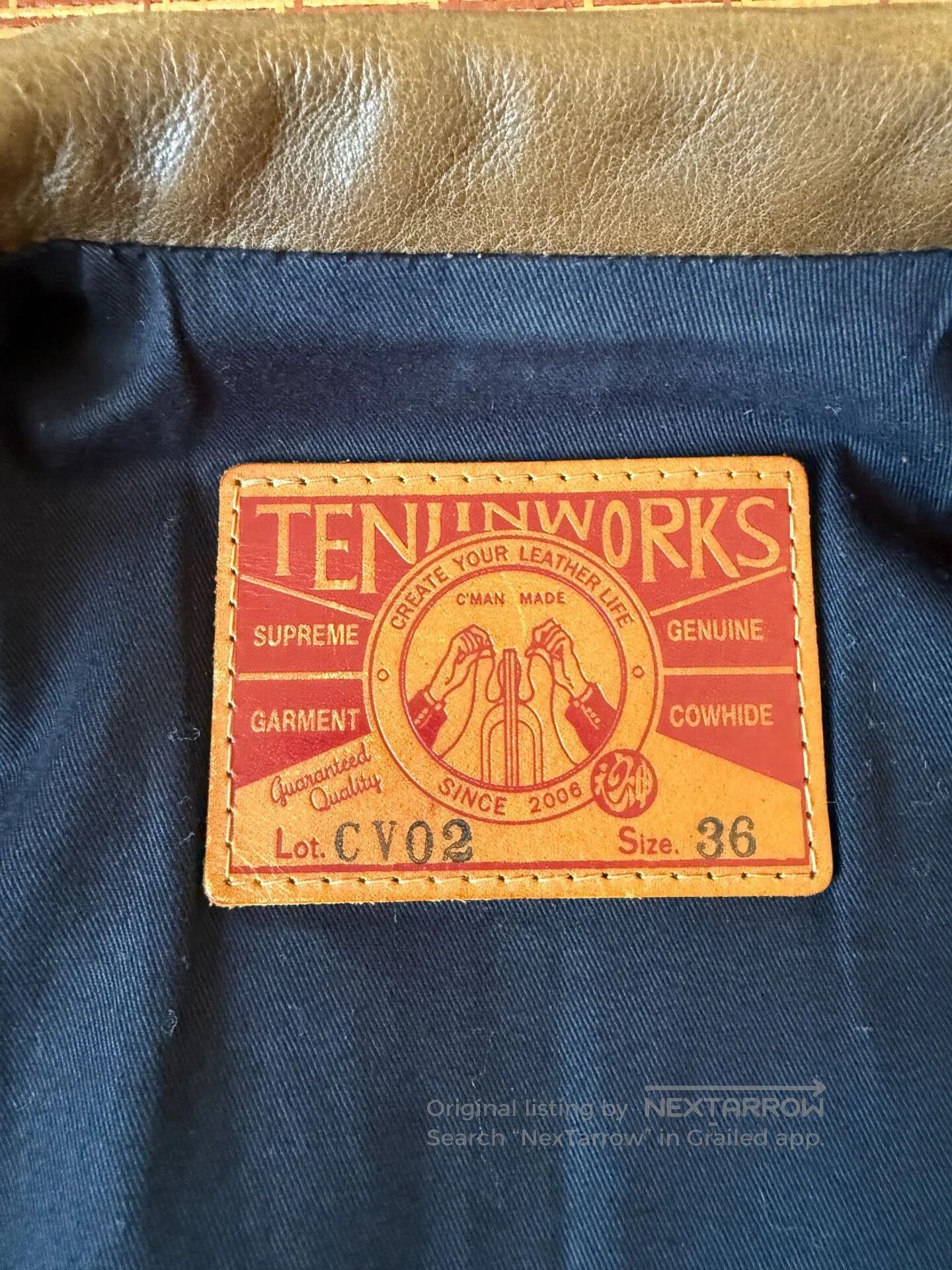 Japanese Brand Tenjin Works Men’s Vest 36 Size. Size US M / EU 48-50 / 2 - 6 Thumbnail
