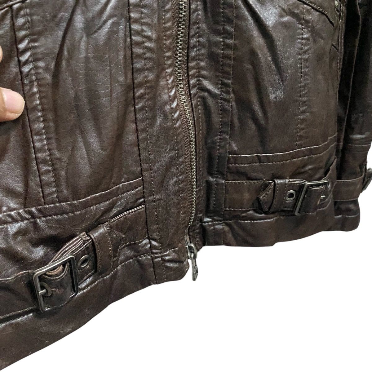 In The Attic in the attic Tactical Jacket Leather Pvc Japanese Punk Skate Size US M / EU 48-50 / 2 - 4 Thumbnail