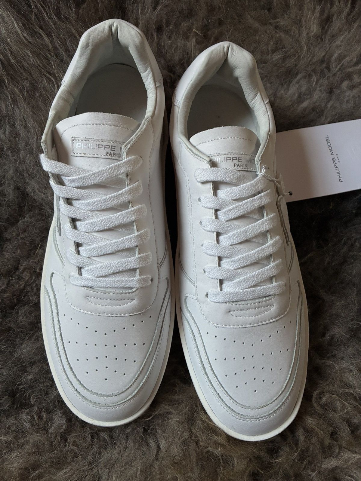 Philippe Model Philippe Model SS24 Nice Low-Top Leather Sneaker Size US 12 / EU 45 - 2 Thumbnail