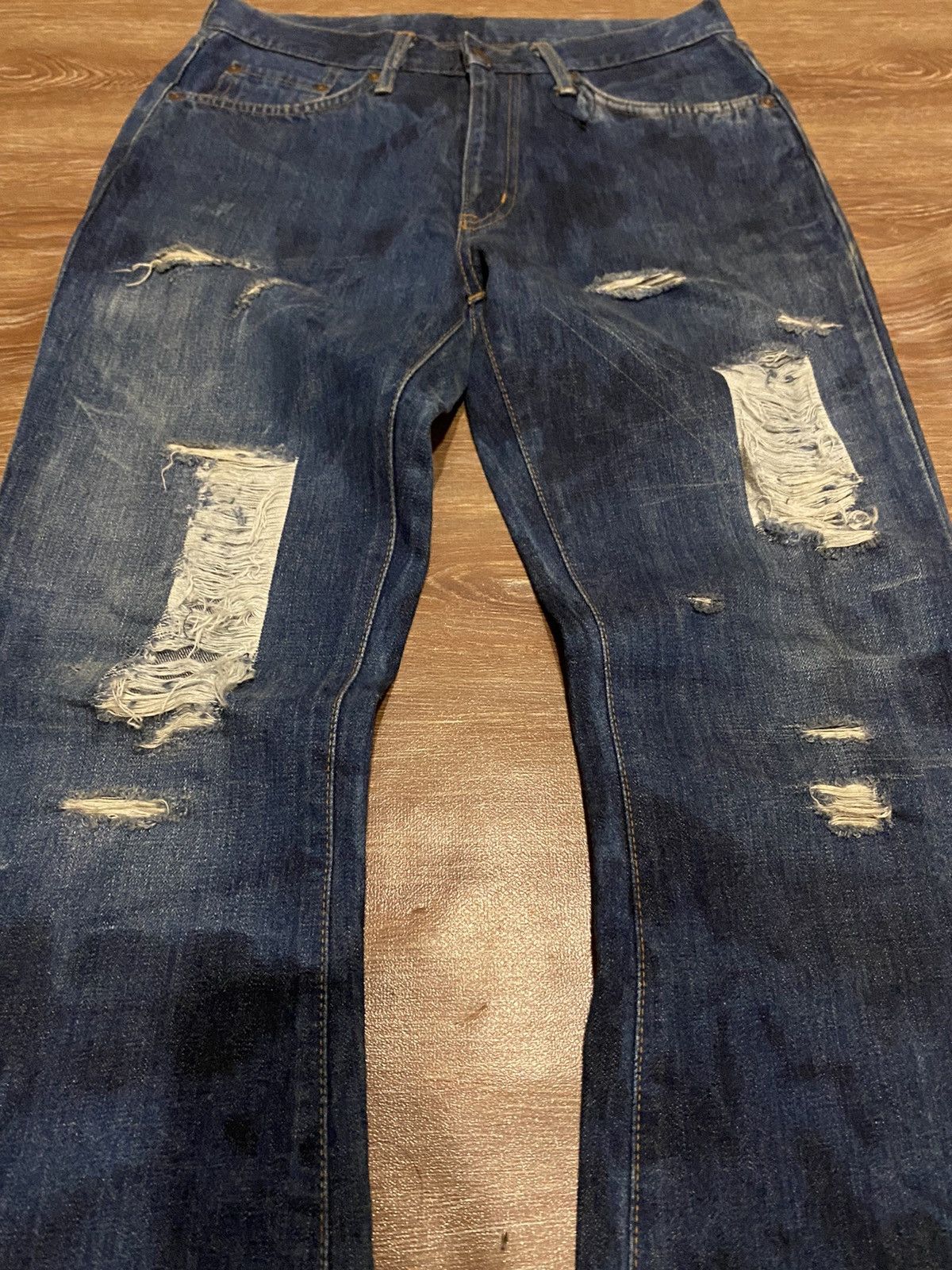 Flare jeans Edwin distressed vintage crazy wash Boot Cut