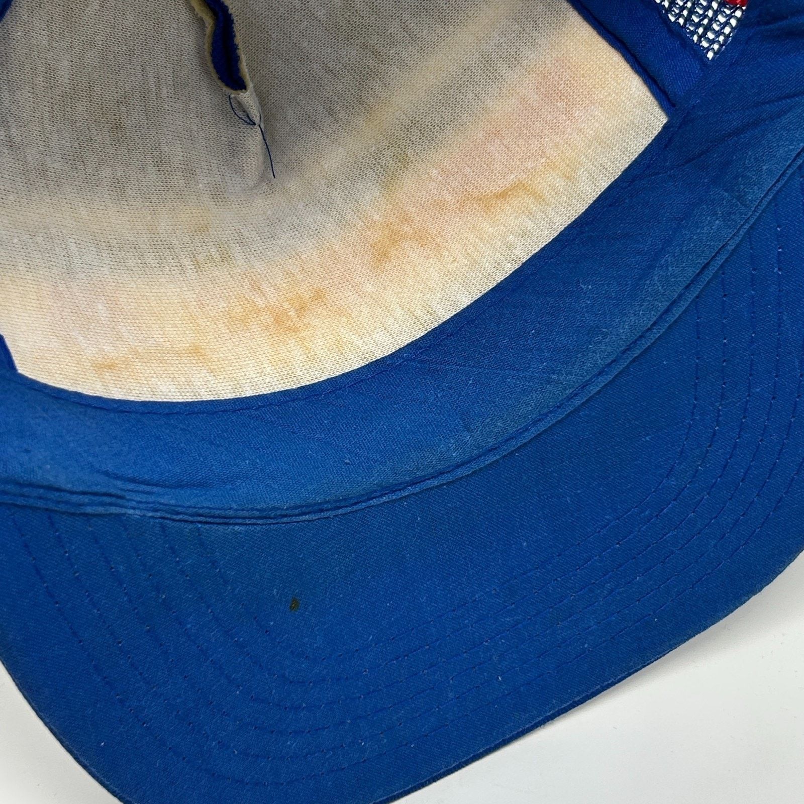 Vintage Vintage 80s Washington DC Trucker Hat Baseball Cap USA Blue Size ONE SIZE - 5 Thumbnail