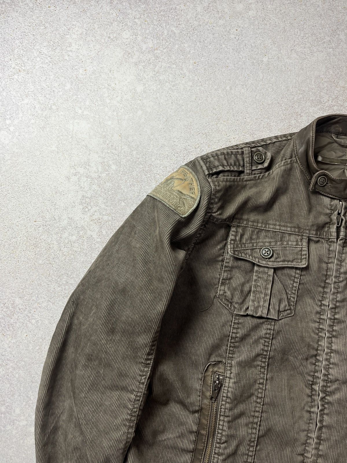 Diesel Vintage Diesel Racing Motorcycle Corduroy Jacket Cafe Racer Size US XL / EU 56 / 4 - 3 Thumbnail