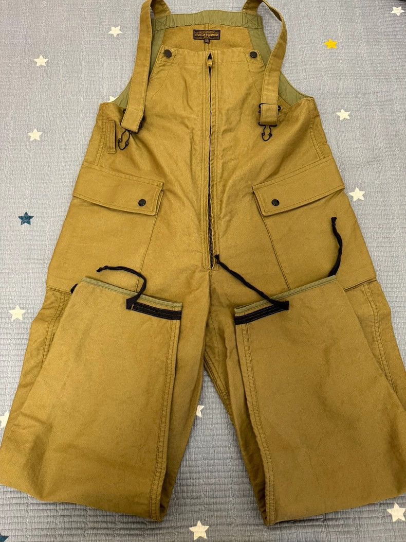 Freewheelers Vintage Jungle Cloth Deck Overalls Size US 30 / EU 46 - 1 Thumbnail