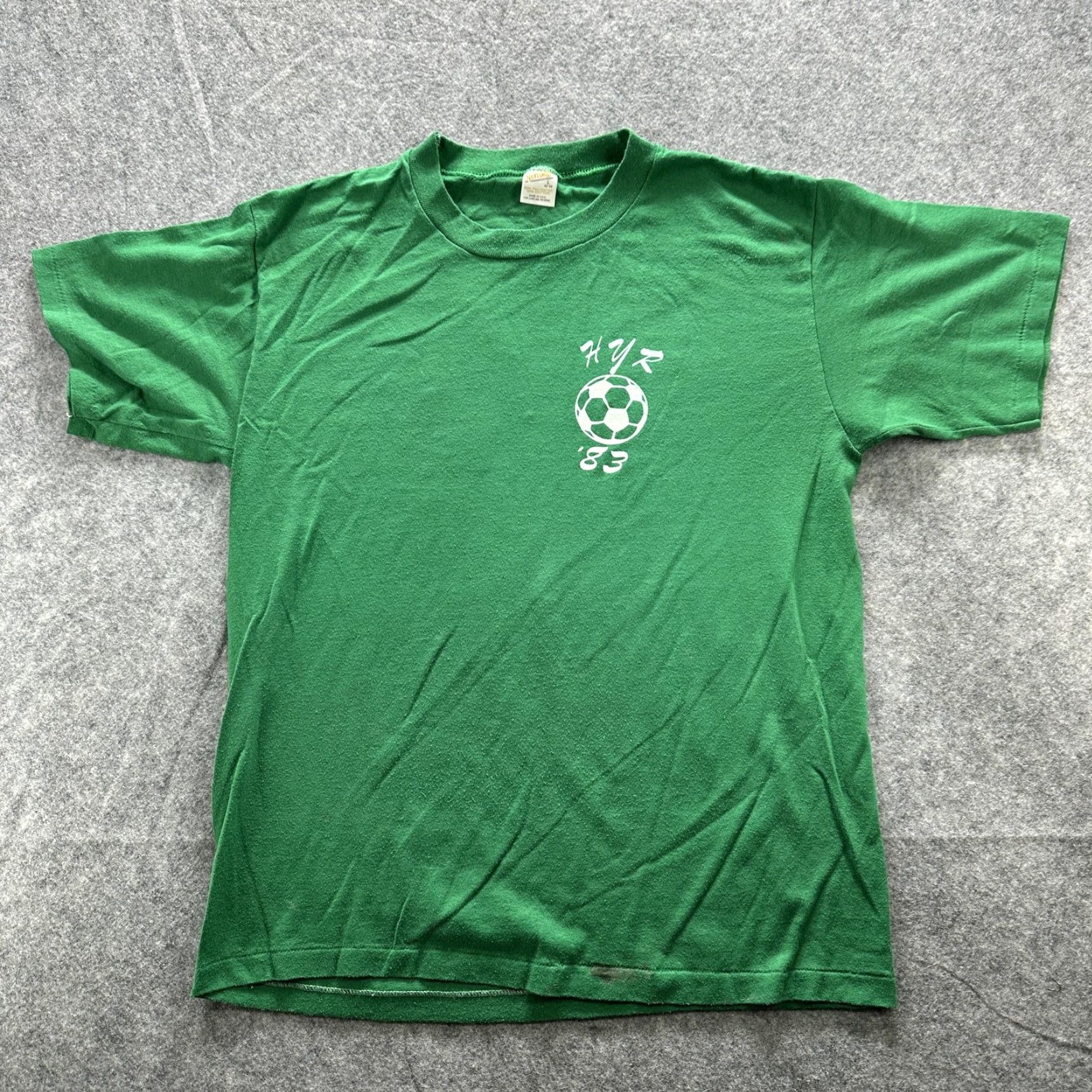 Vintage VINTAGE Sweepers Soccer Team Shirt Mens Large Green 1983 Sportswear 80s SS Size US L / EU 52-54 / 3 - 2 Thumbnail