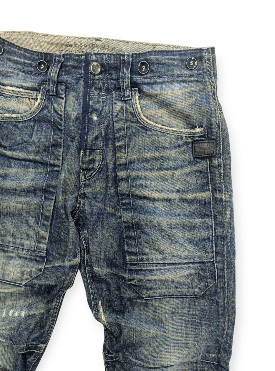 G Star Raw Y2K Rusty Distressed Denim