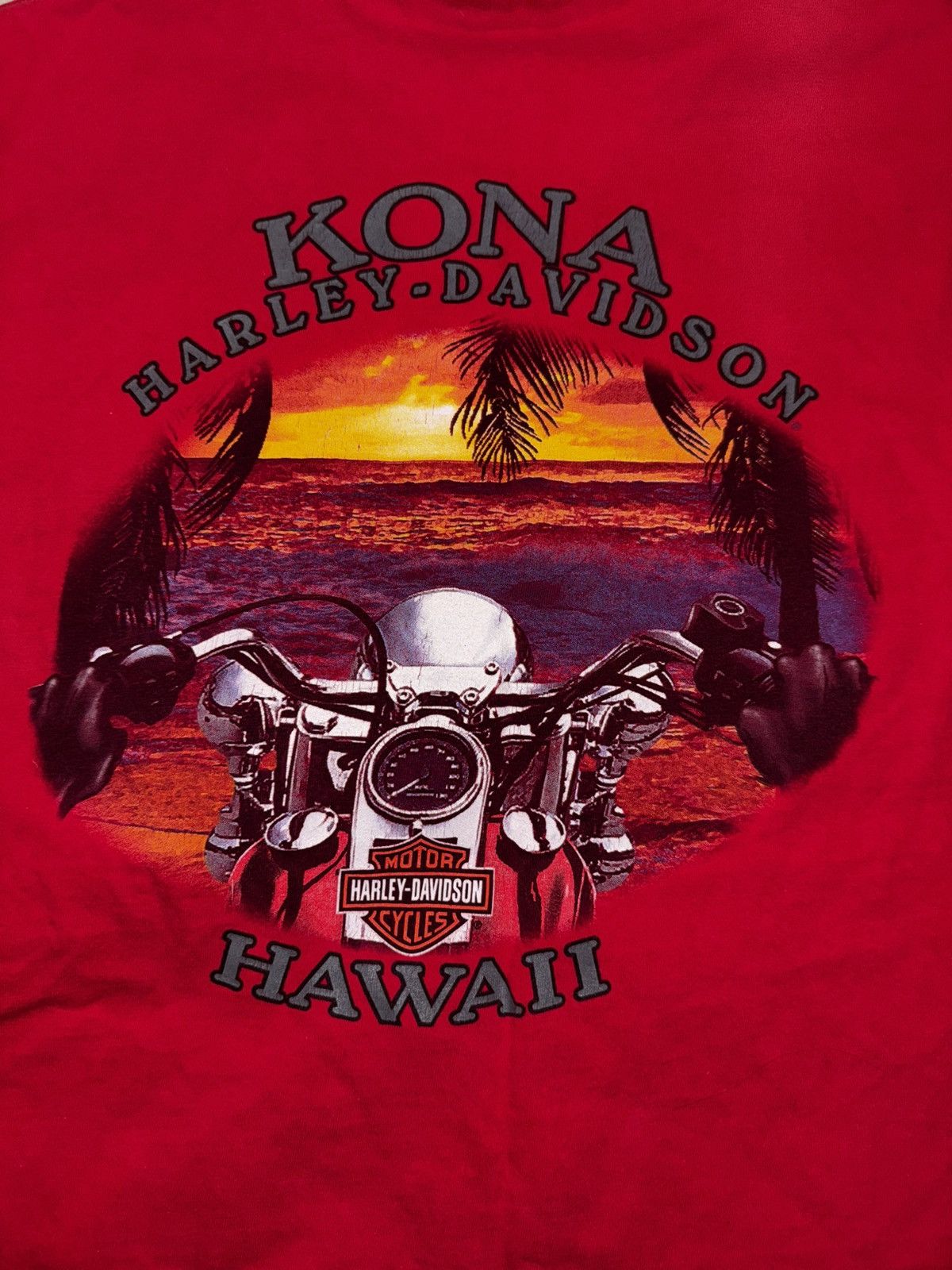 Harley Davidson Harley Davidson Motorcycle Rider Biker Kona Hawaii Size US L / EU 52-54 / 3 - 7 Thumbnail
