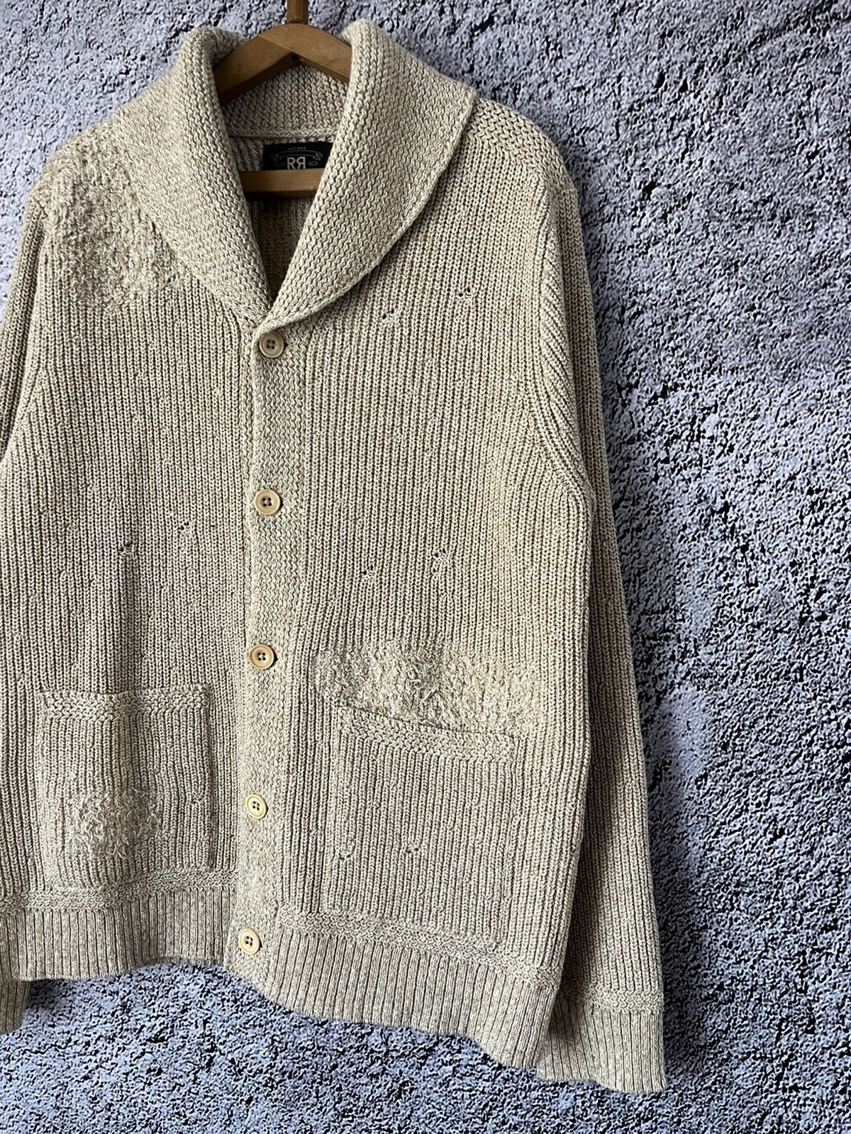 RRL Ralph Lauren RRL Ralph Lauren Cardigan Knit Cotton Sweater Men Size XL Size US XL / EU 56 / 4 - 4 Thumbnail