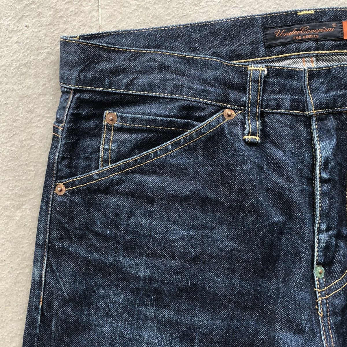 Japanese Brand × Jun Takahashi × Undercover Custom Undercoverism denim inspired by hagi denim Size US 31 - 4 Thumbnail