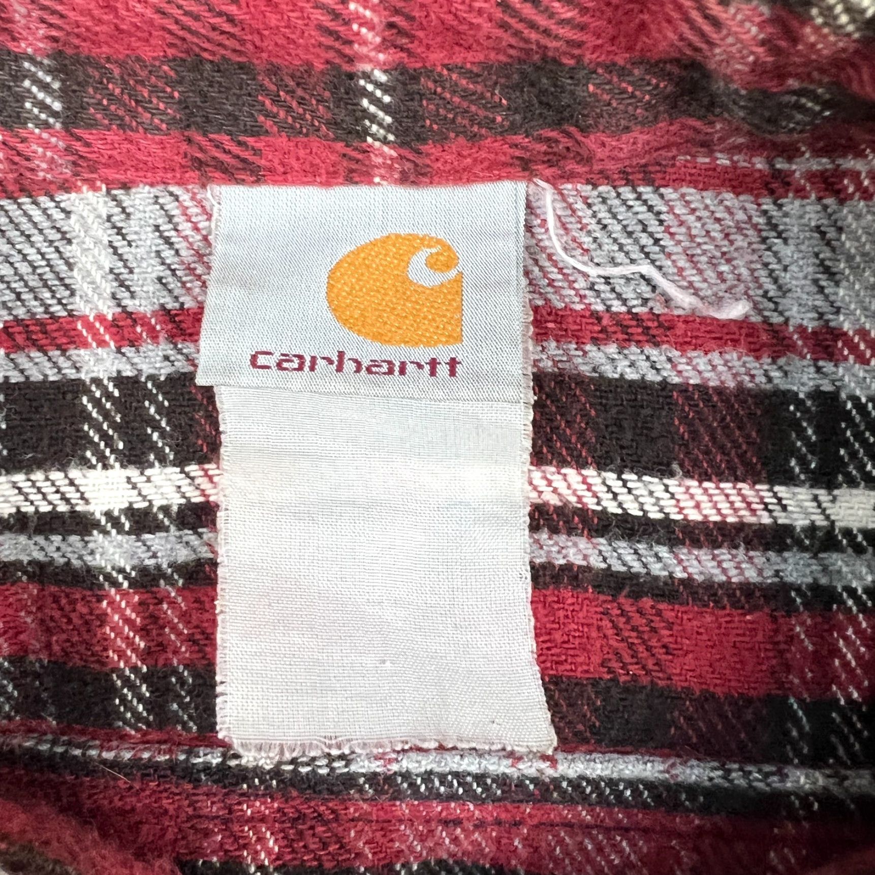 Carhartt VINTAGE Carhartt Plaid Flannel Button Up Shirt Mens XL Red 90s Heavyweight Long Sleeve Size US XL / EU 56 / 4 - 2 Thumbnail