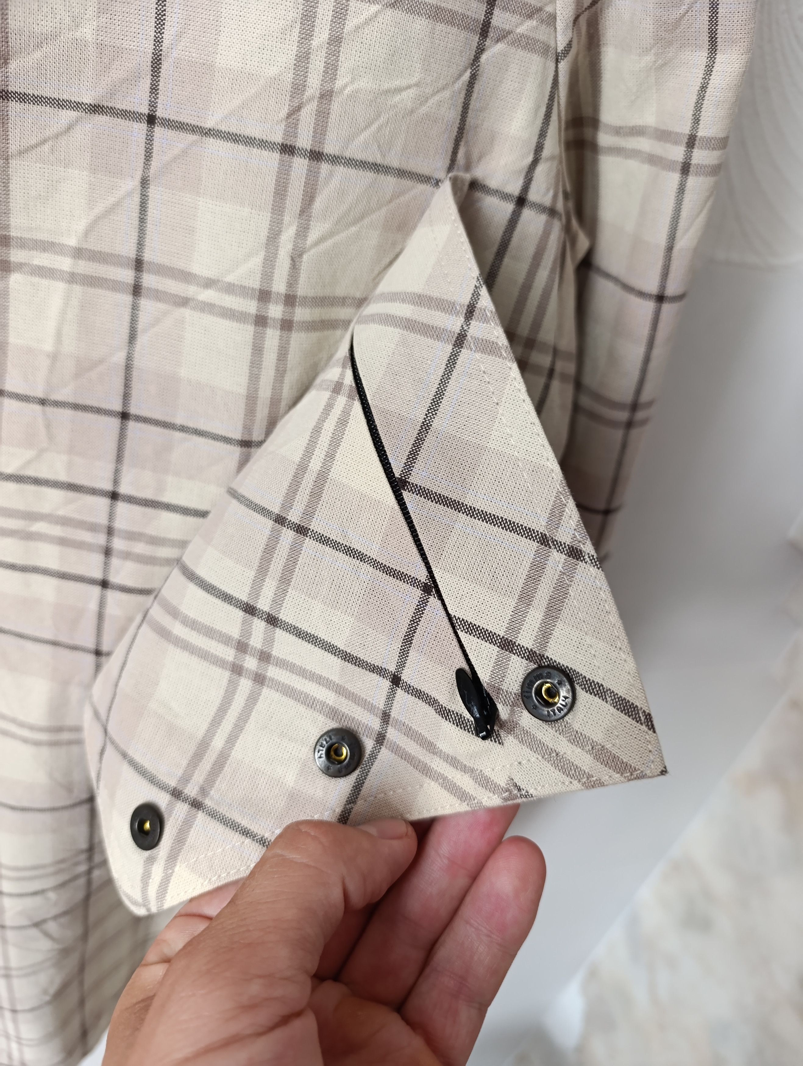 L'Homme Rouge LHOMME ROUGE OFF-WHITE STORY CHECK JACKET MENS Size US M / EU 48-50 / 2 - 8 Thumbnail